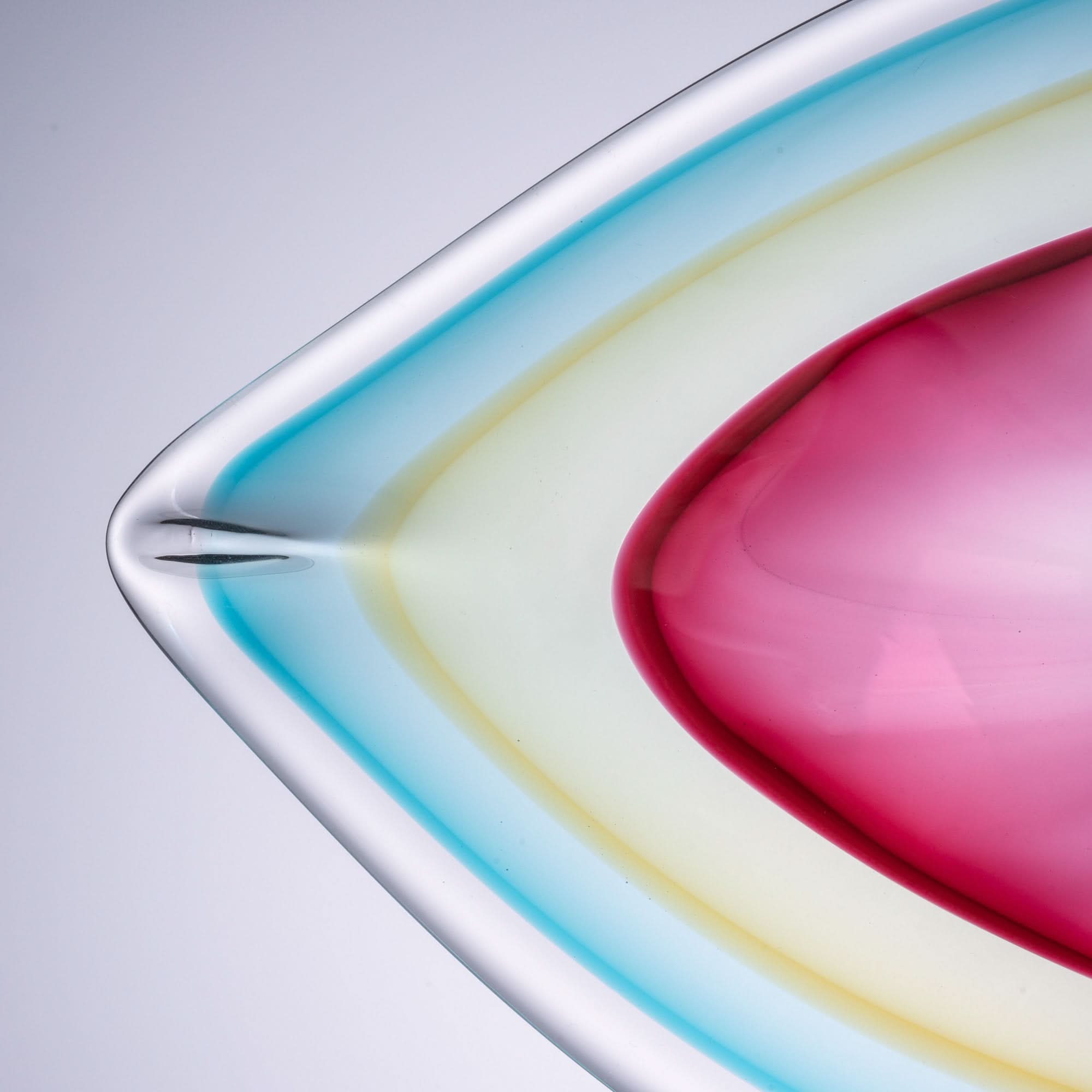 Flowing Colors Glass Bowl