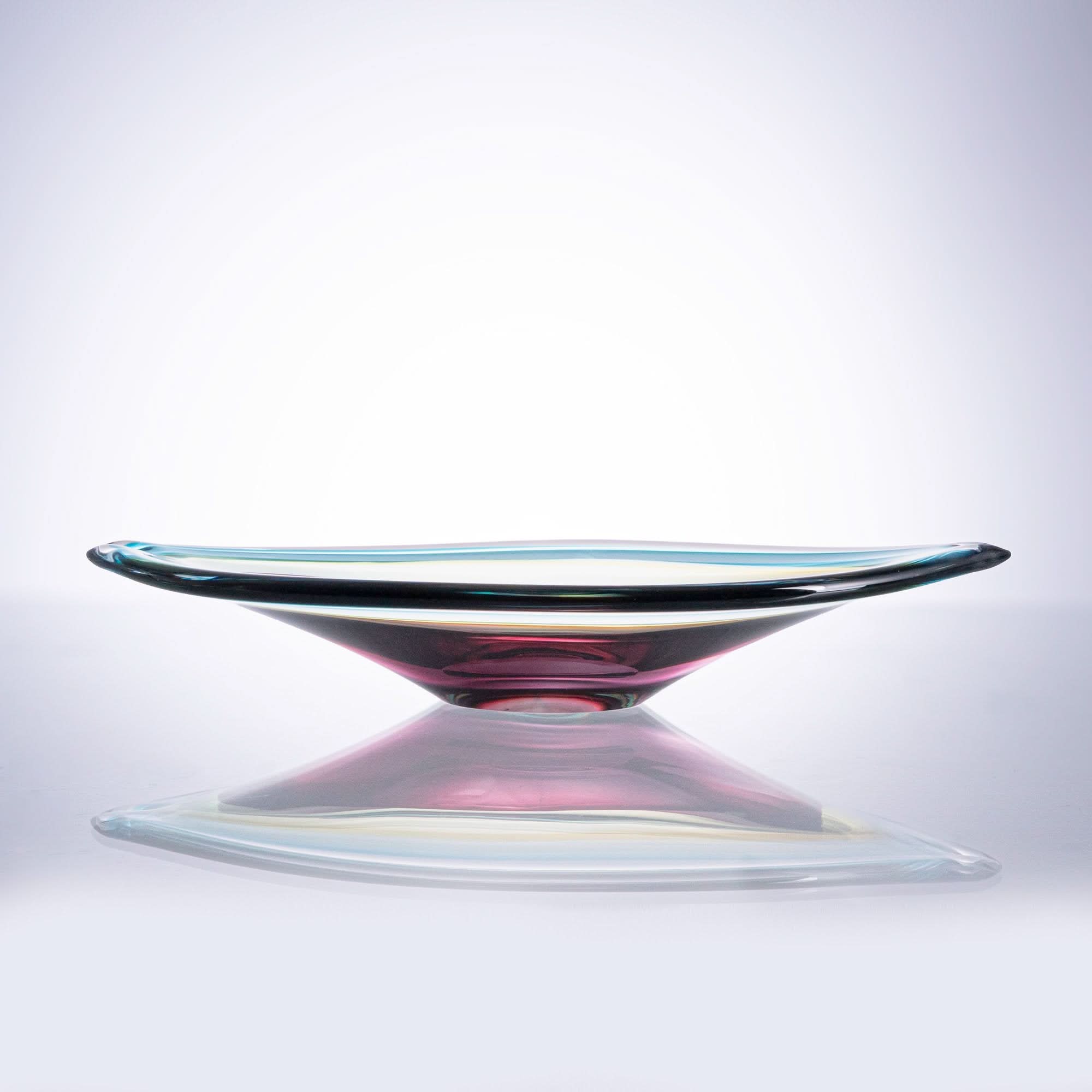 Flowing Colors Glass Bowl