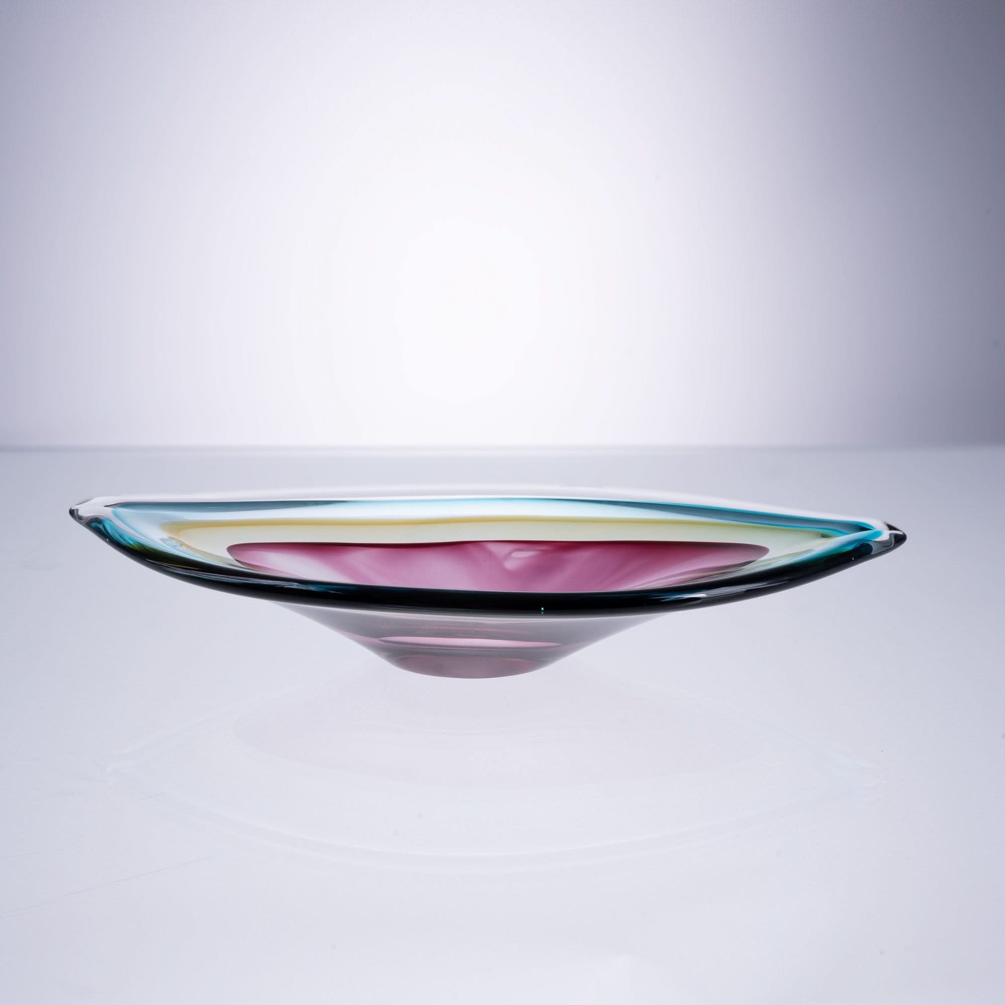 Flowing Colors Glass Bowl