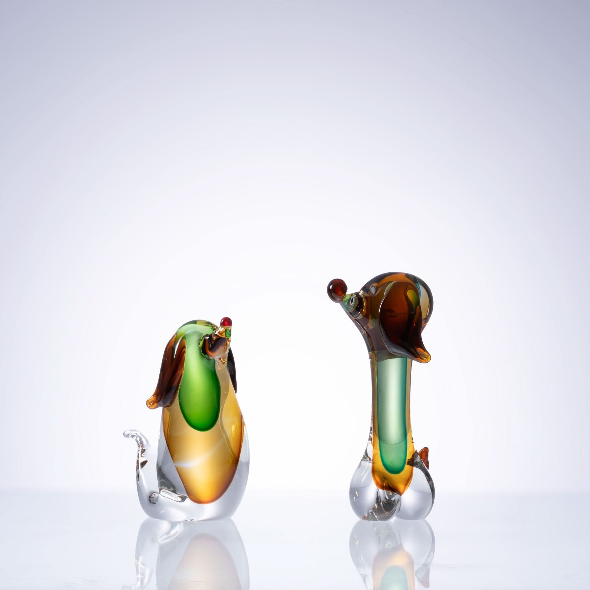 Whimsical Companions Glass Art Piece