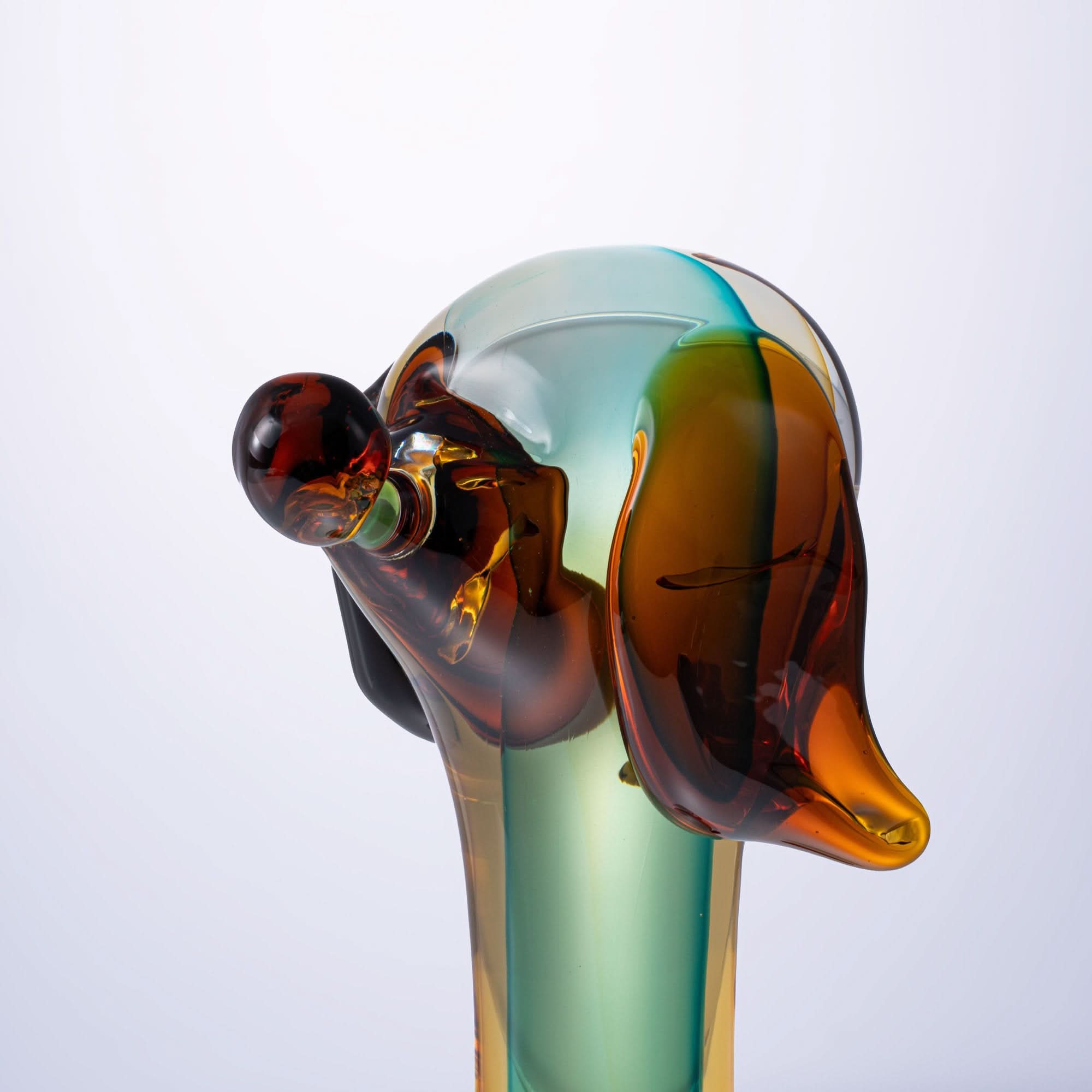 Whimsical Companions Glass Art Piece