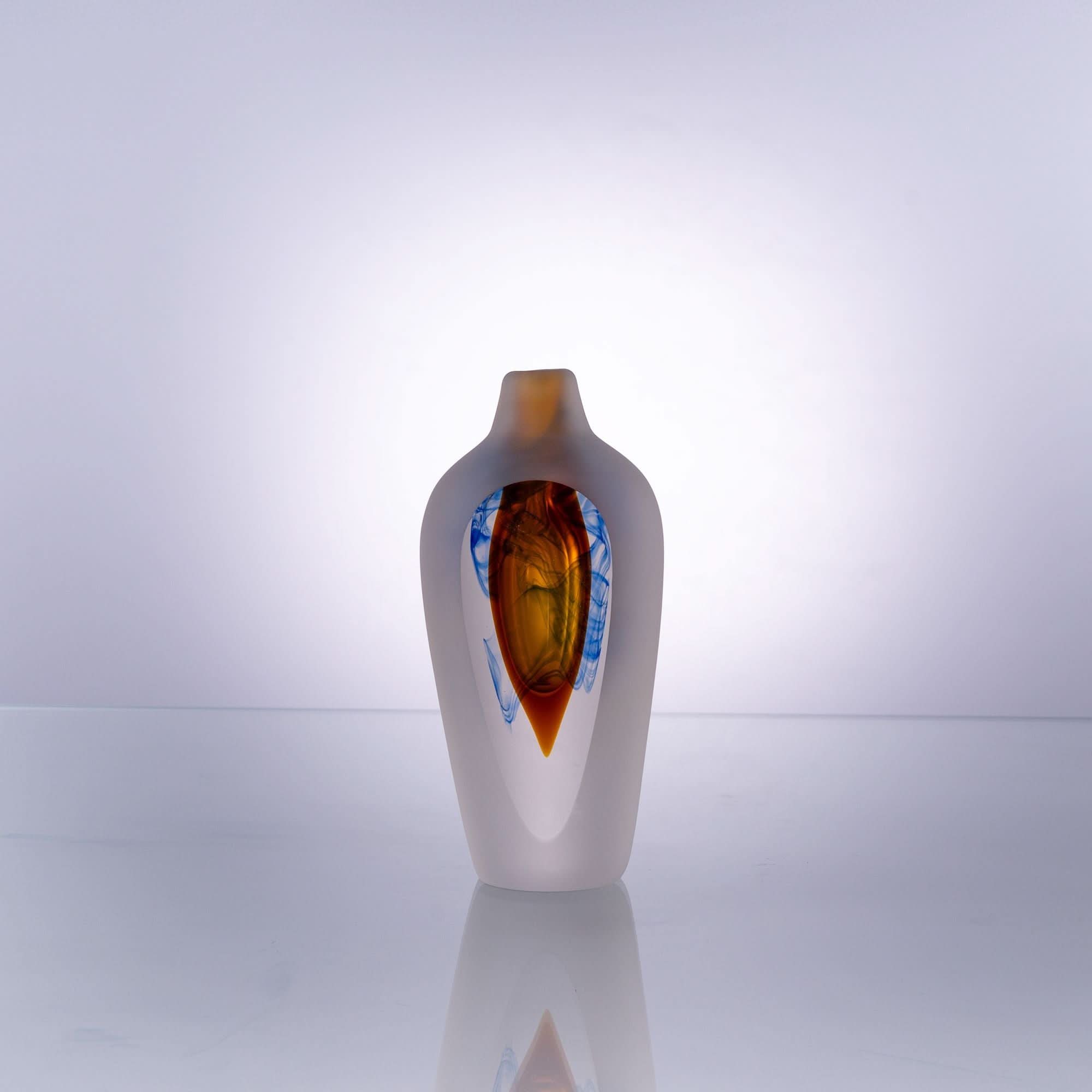 Celestial Radiance Glass Sculpture