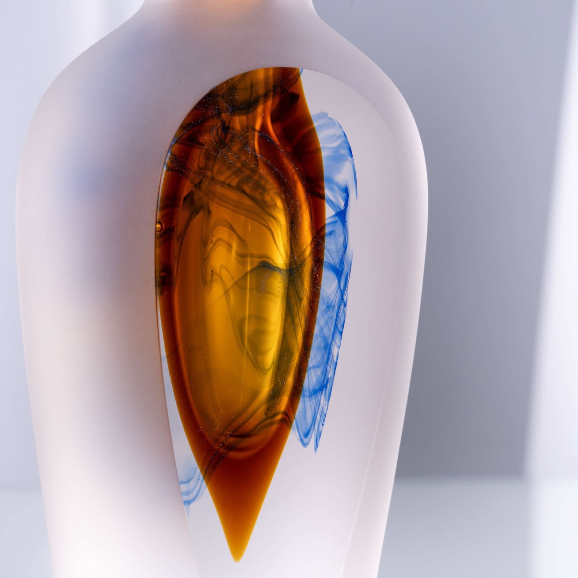 Celestial Radiance Glass Sculpture