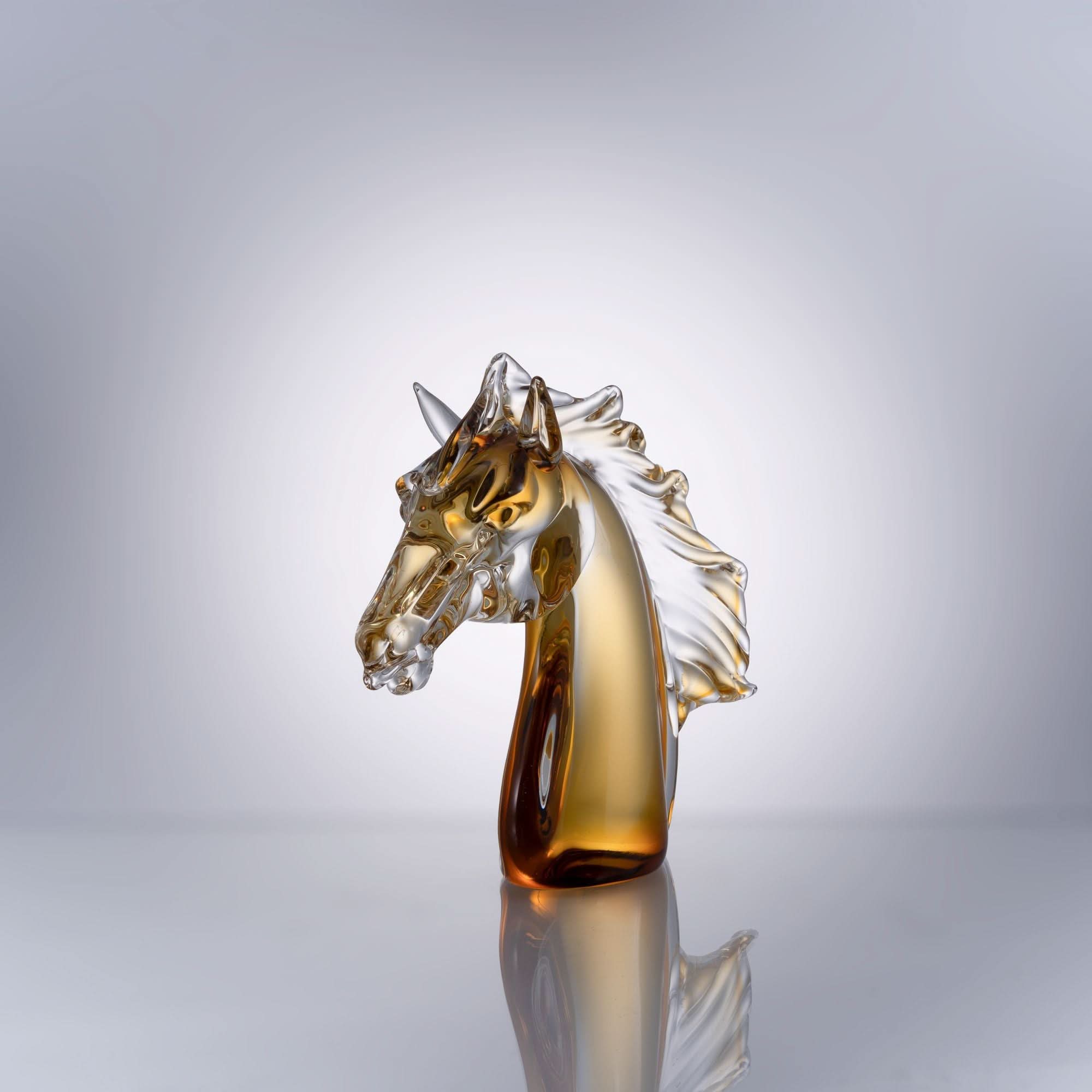 Equine Dawn Glass Sculpture