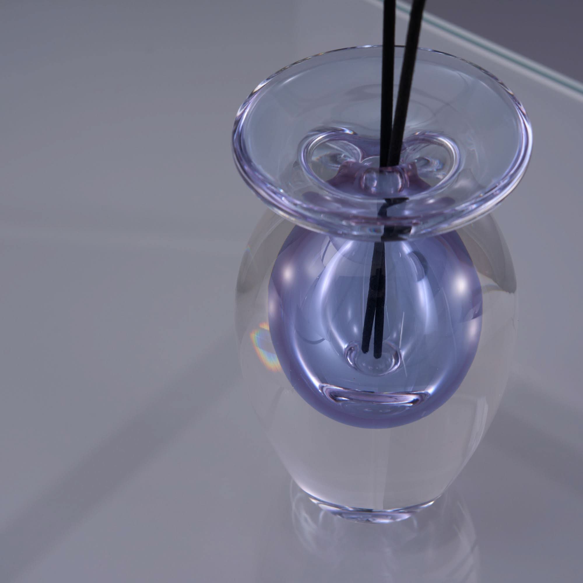 Lilac Reverie Glass Sculpture