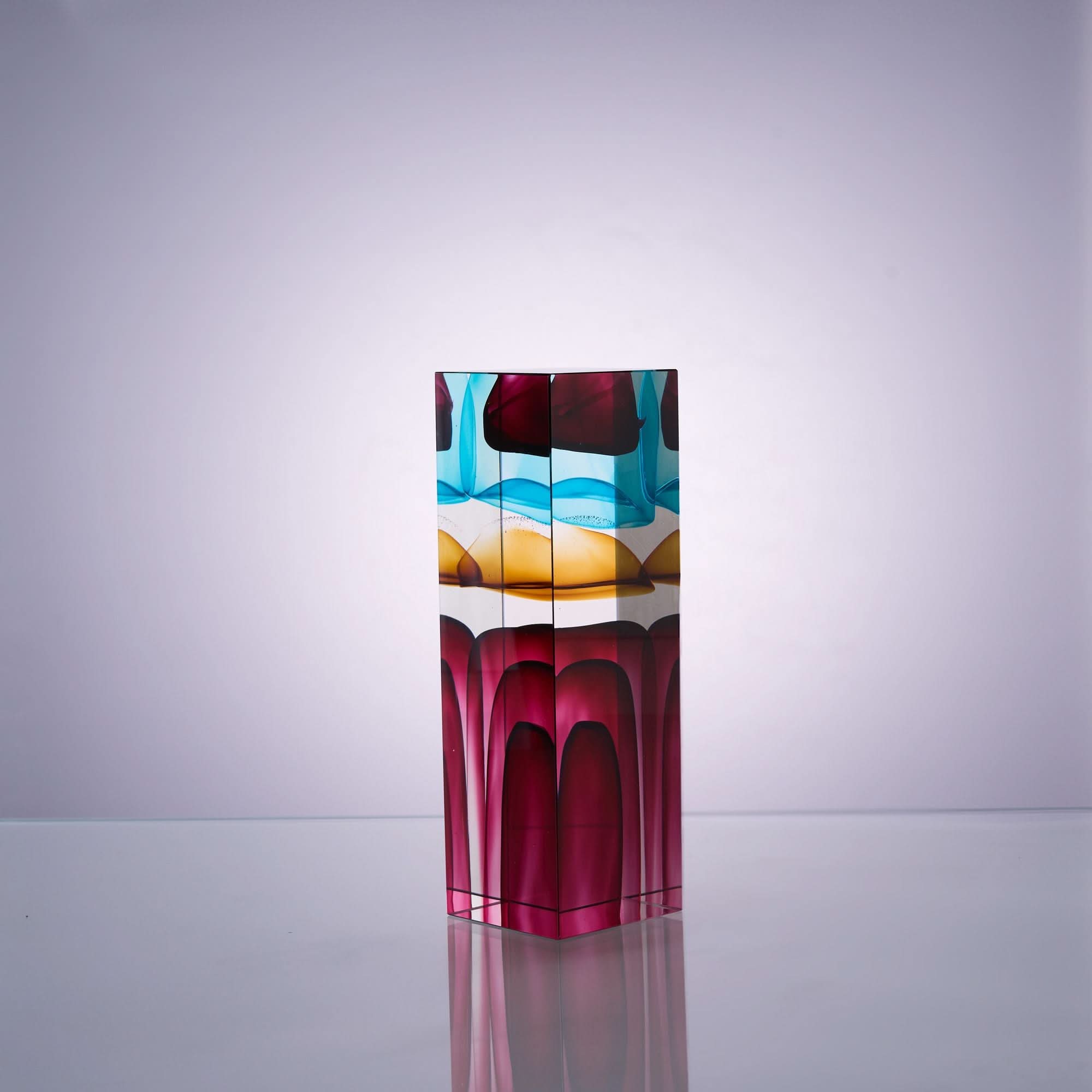 Kaleidoscope--I Glass Sculpture