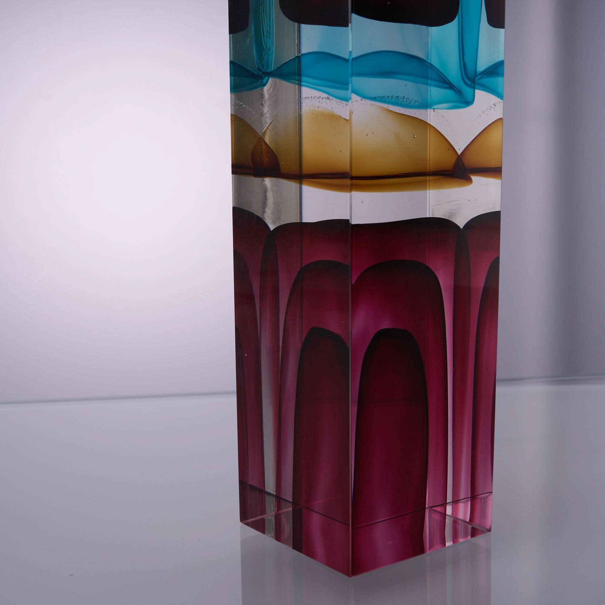 Kaleidoscope--I Glass Sculpture