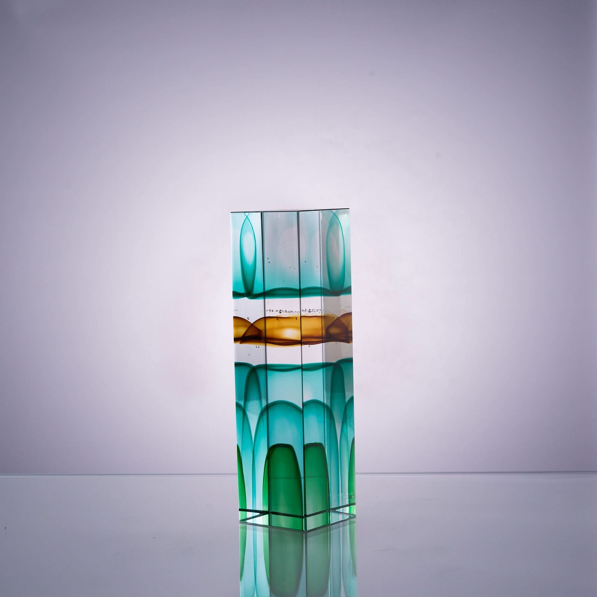 Kaleidoscope--III Glass Sculpture