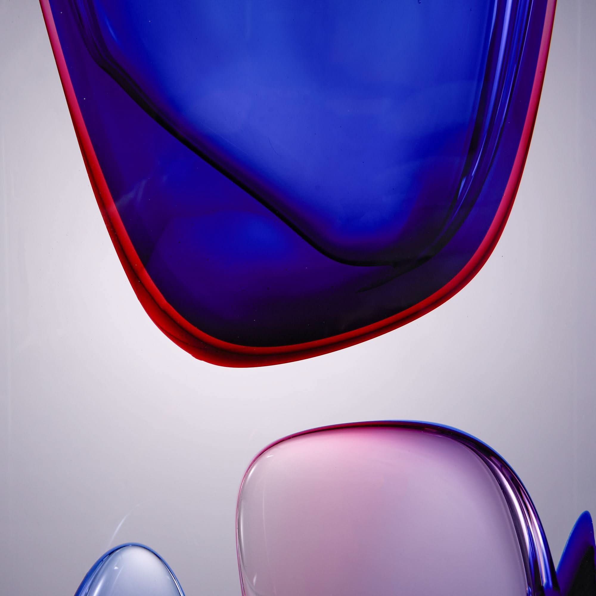 Atemporal--Purple-T Glass Sculpture