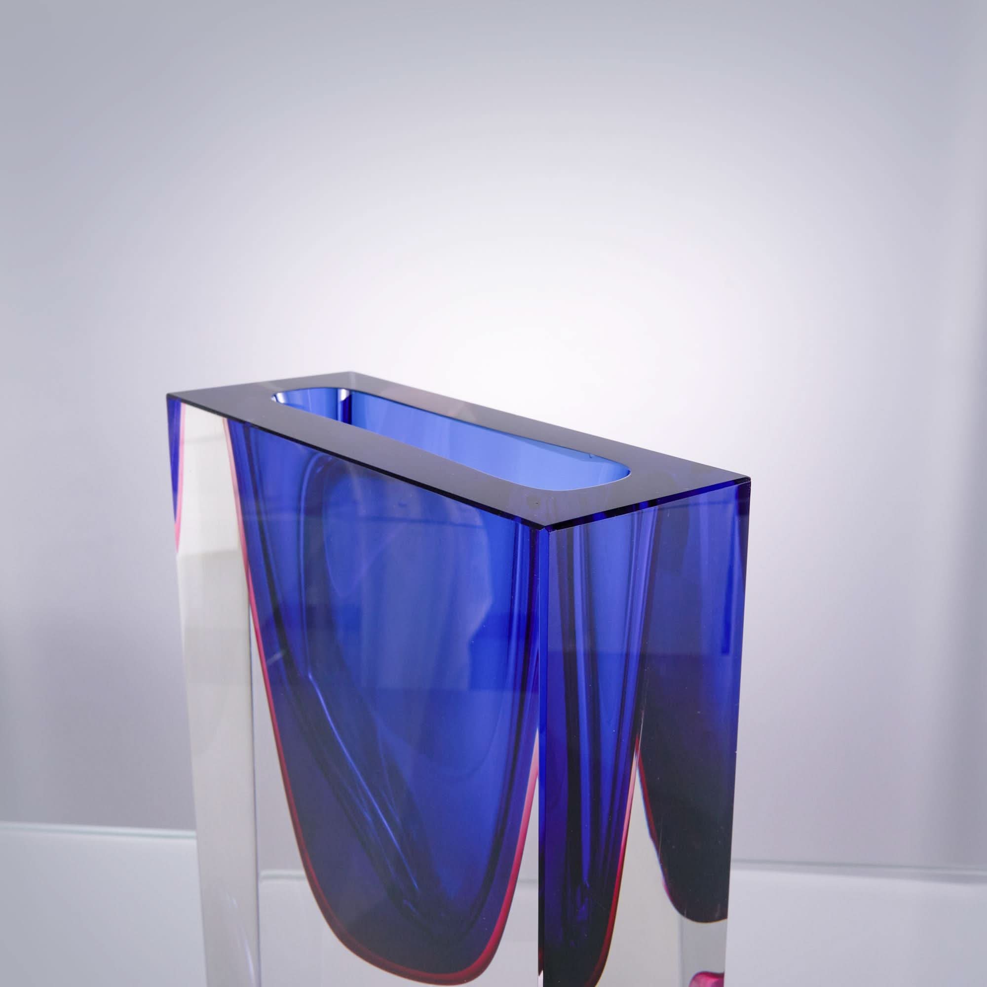 Atemporal--Purple-T Glass Sculpture