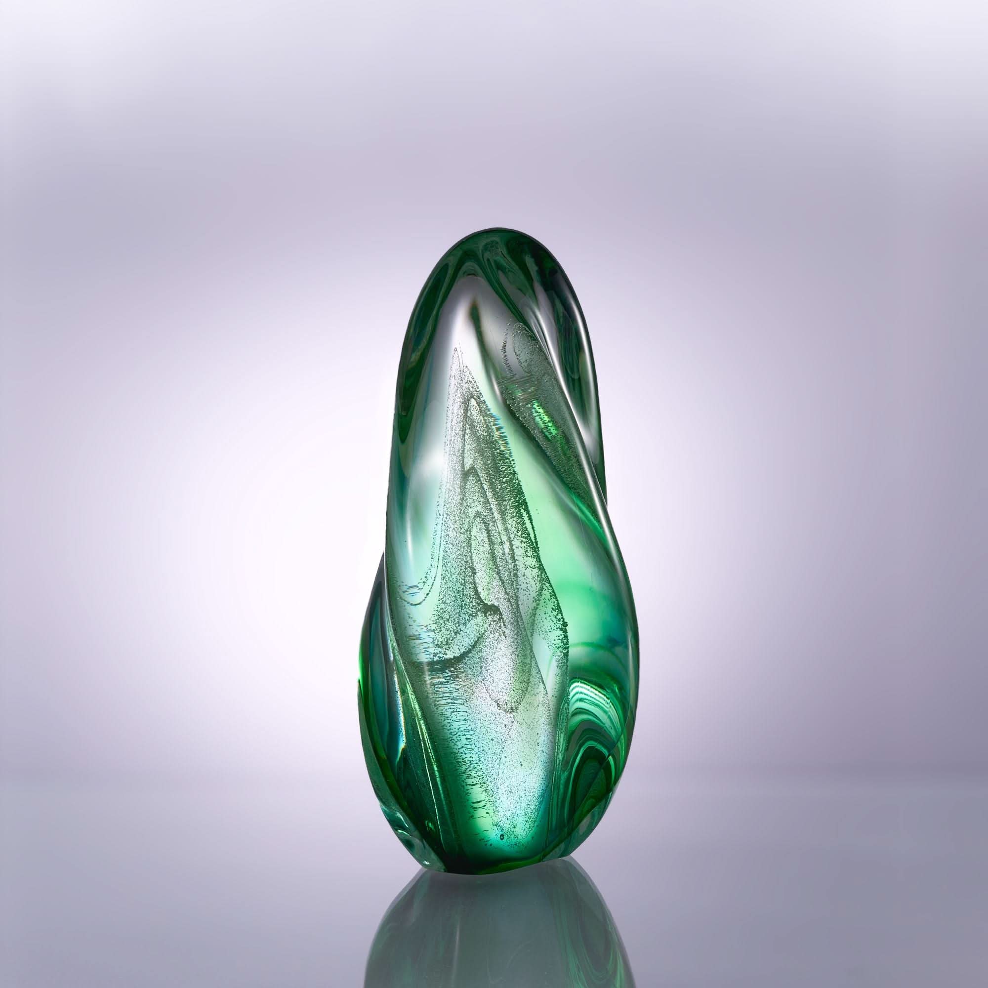Moon Rainbow--II Glass Sculpture