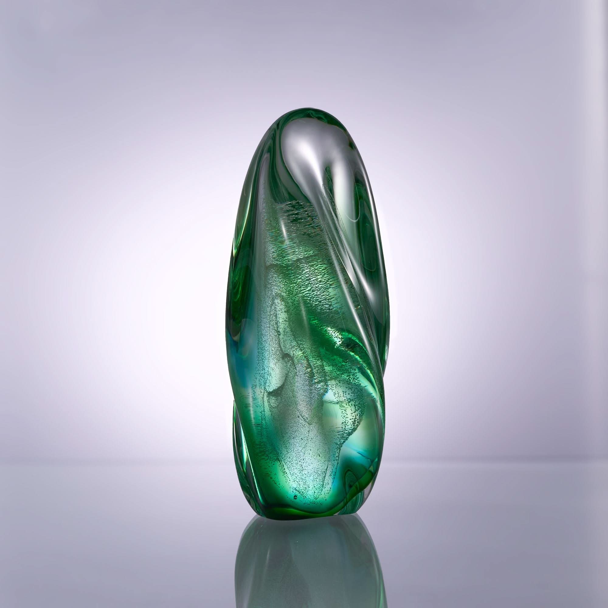 Moon Rainbow--II Glass Sculpture