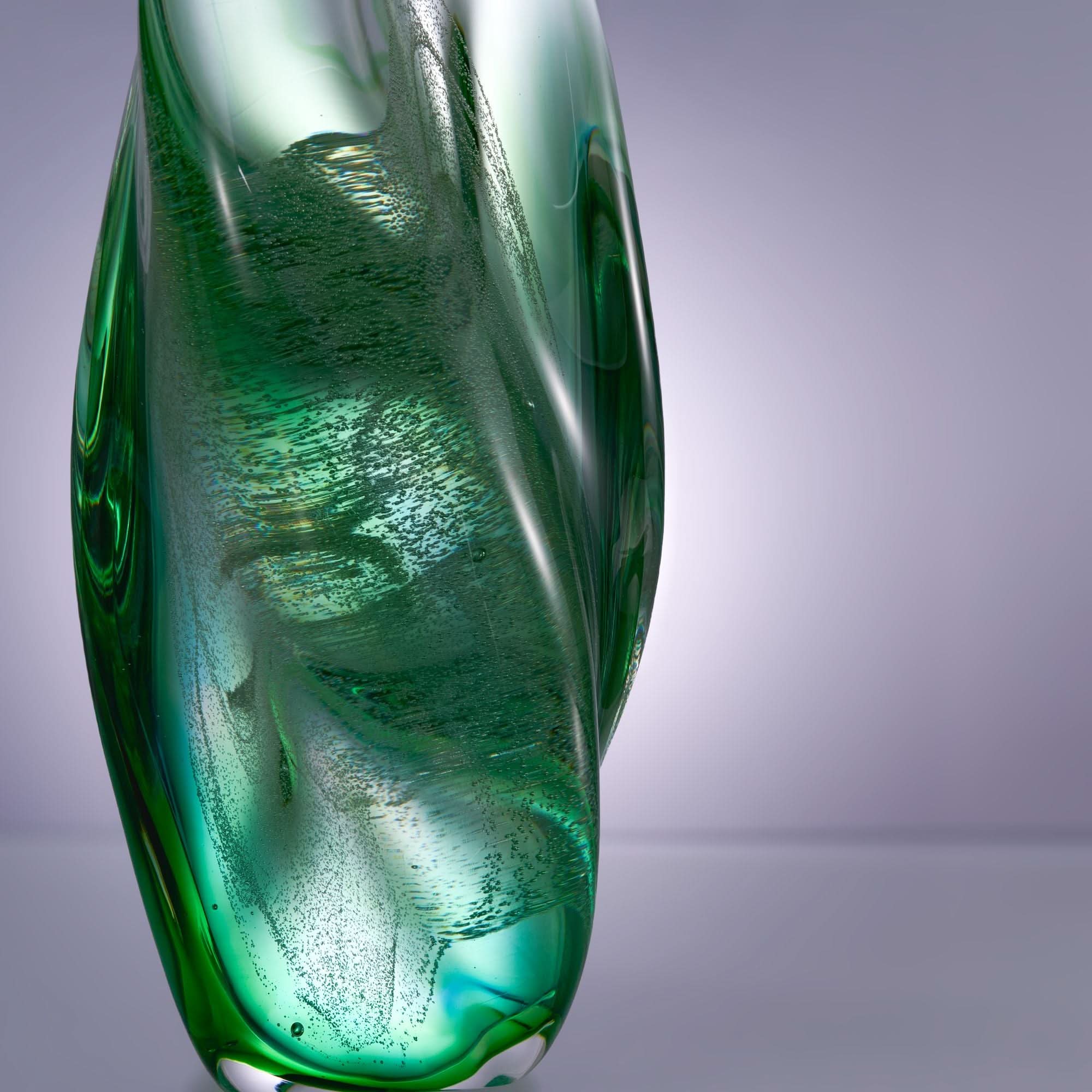 Moon Rainbow--II Glass Sculpture