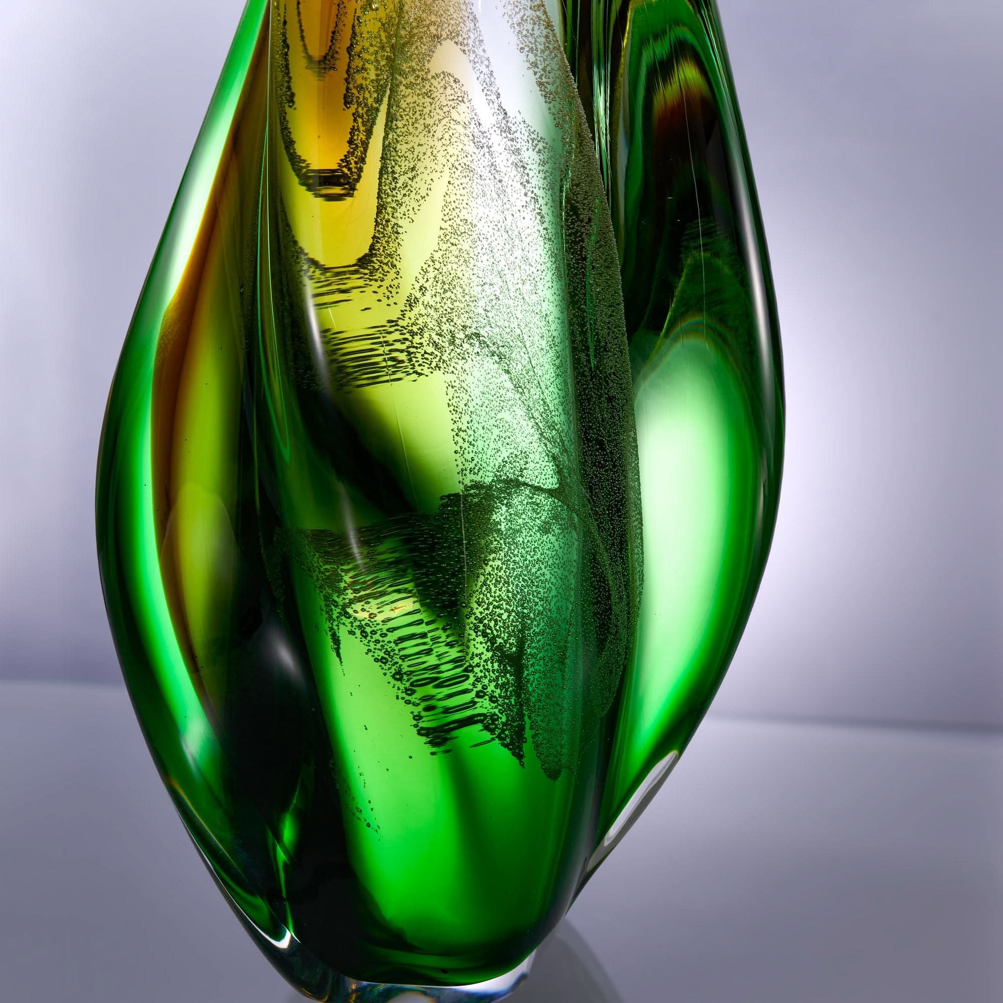 Moon Rainbow--I Glass Sculpture