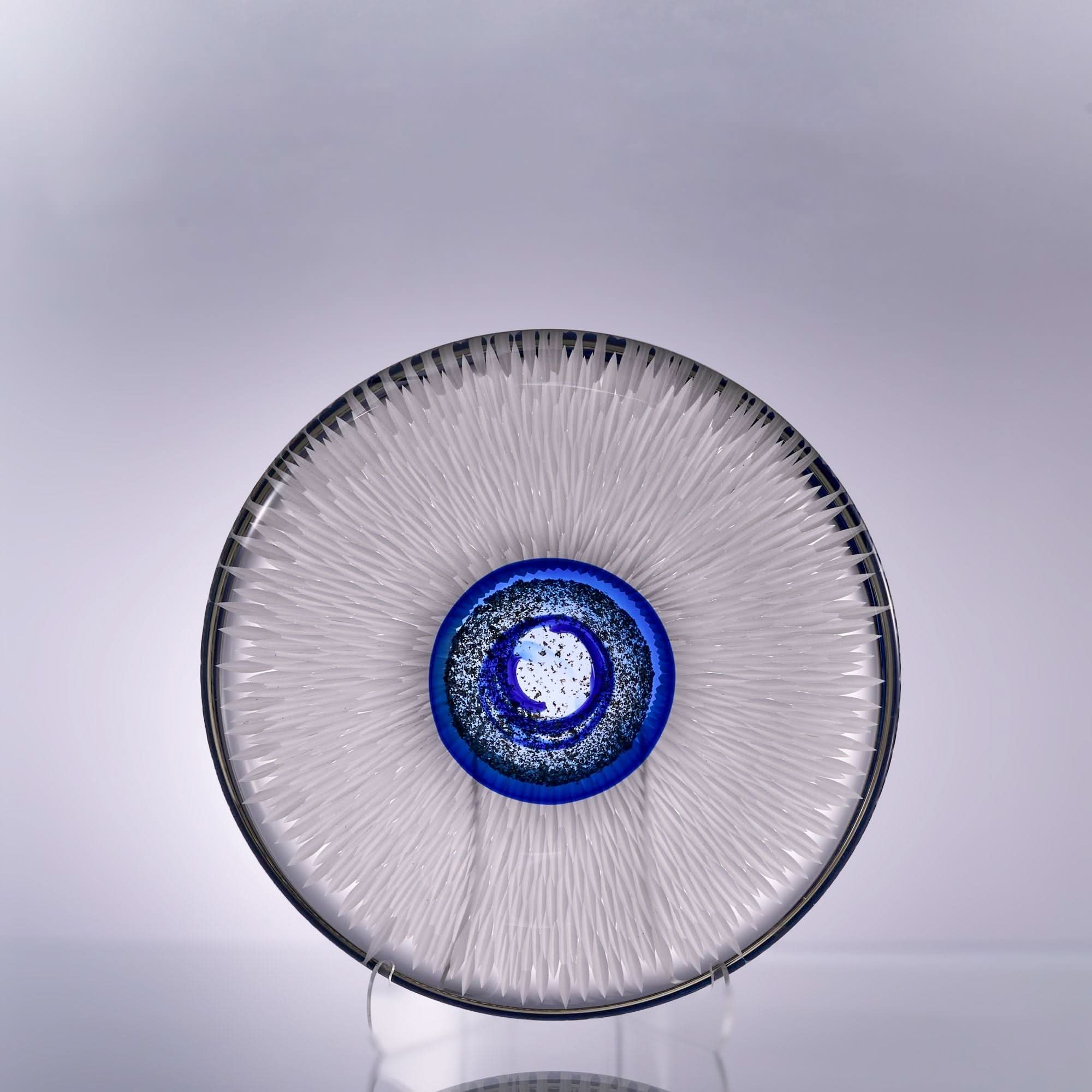 Ethereal Radiance Glass Sculpture