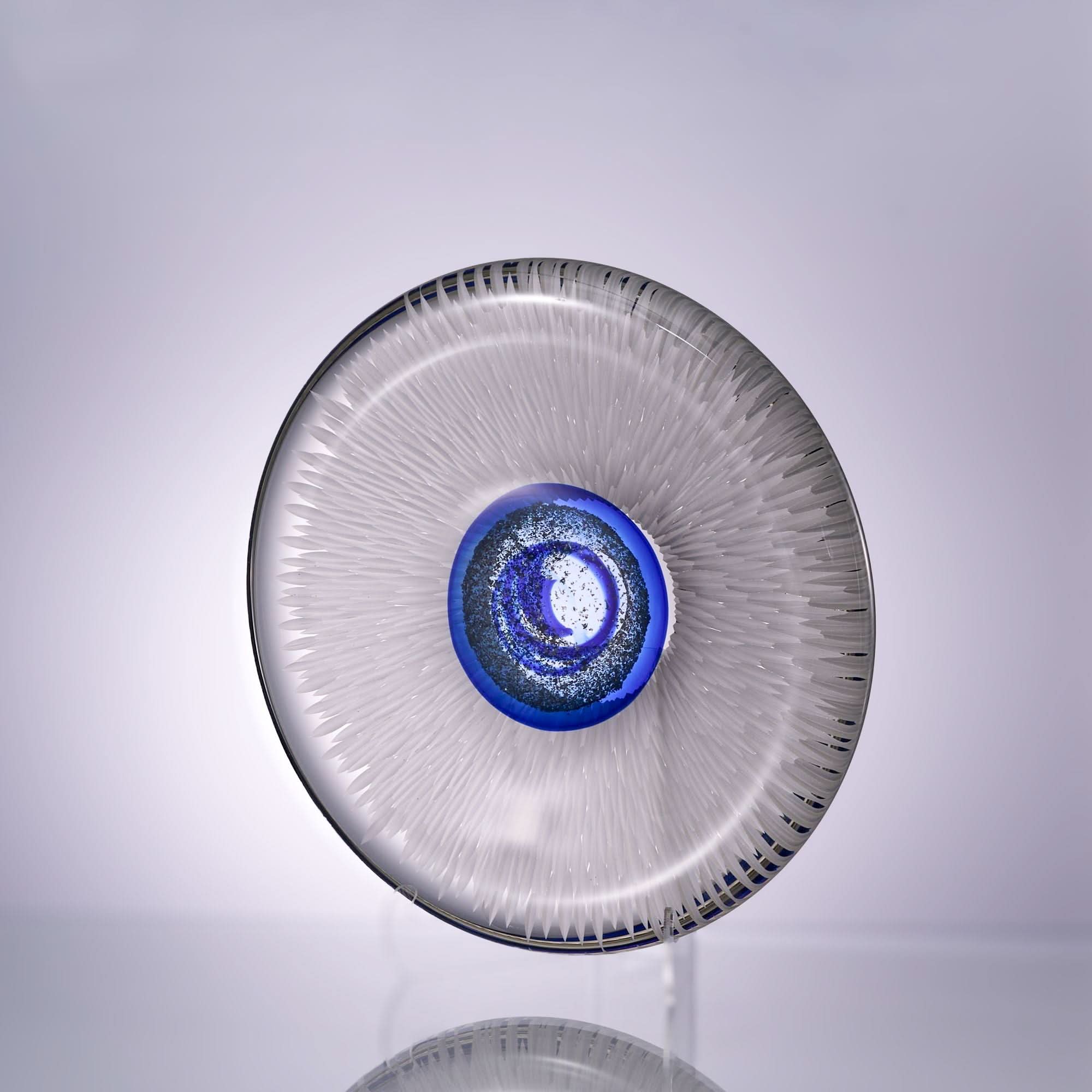 Ethereal Radiance Glass Sculpture