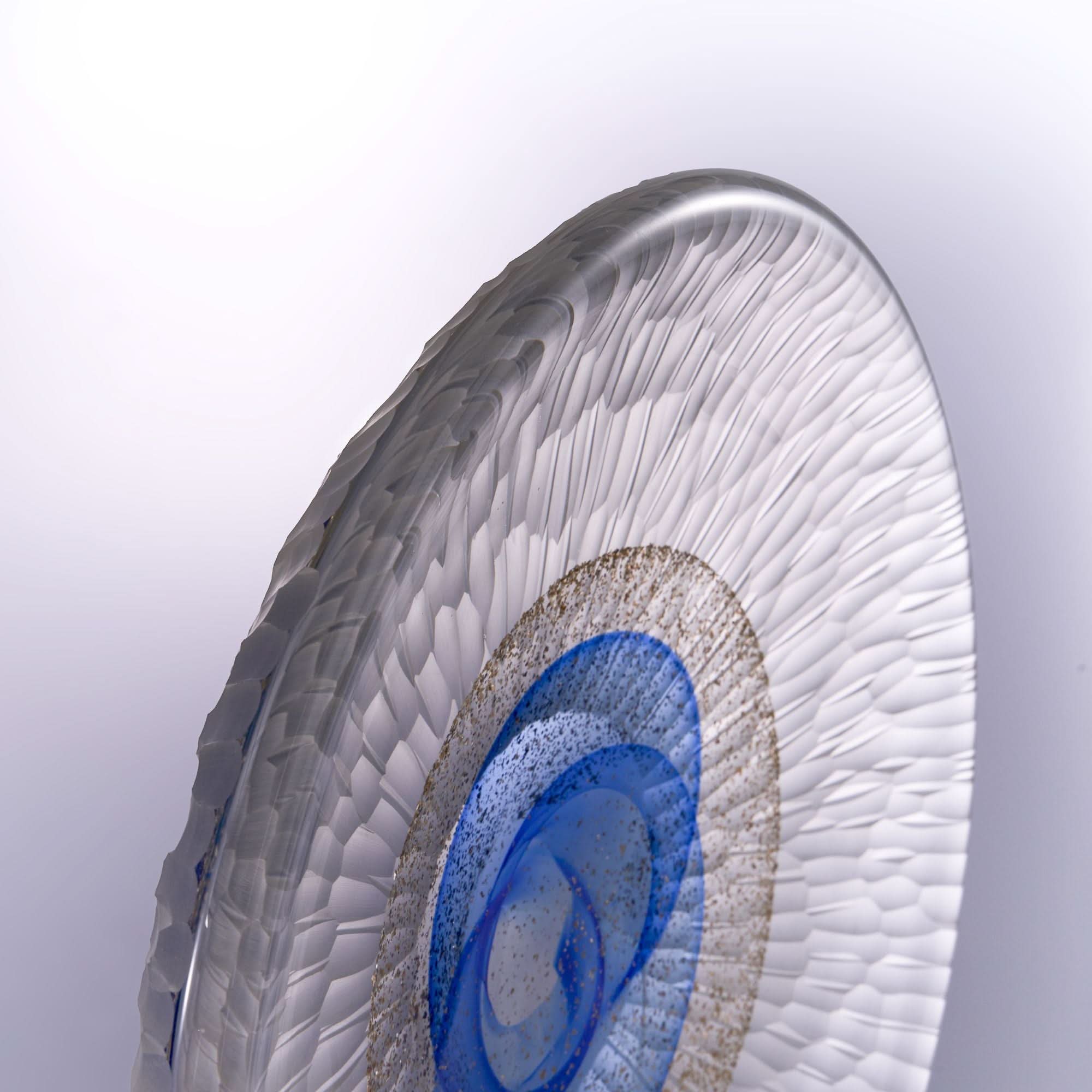 Twin Moons Glass Sculpture