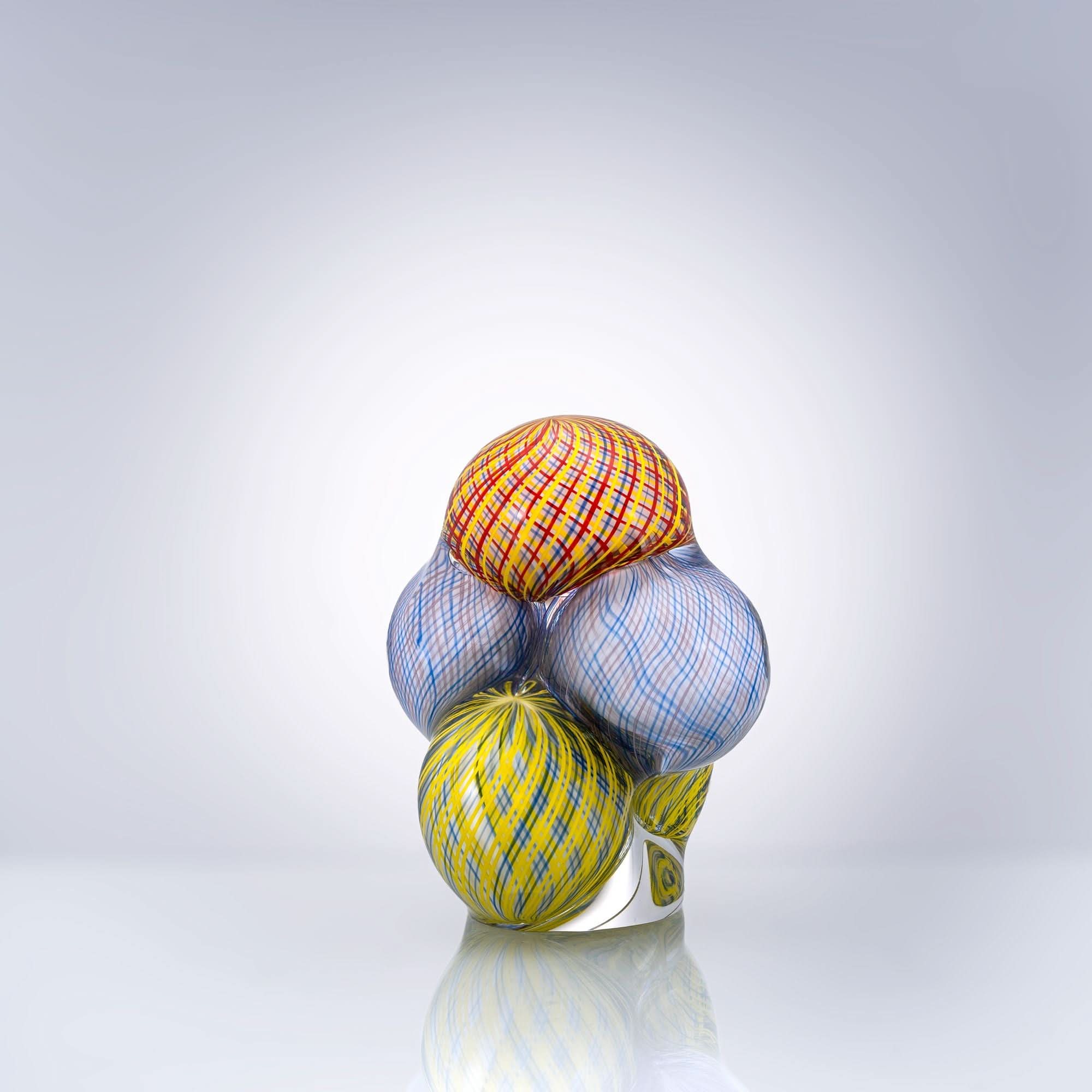 Lattice of Light Glass Sculpture