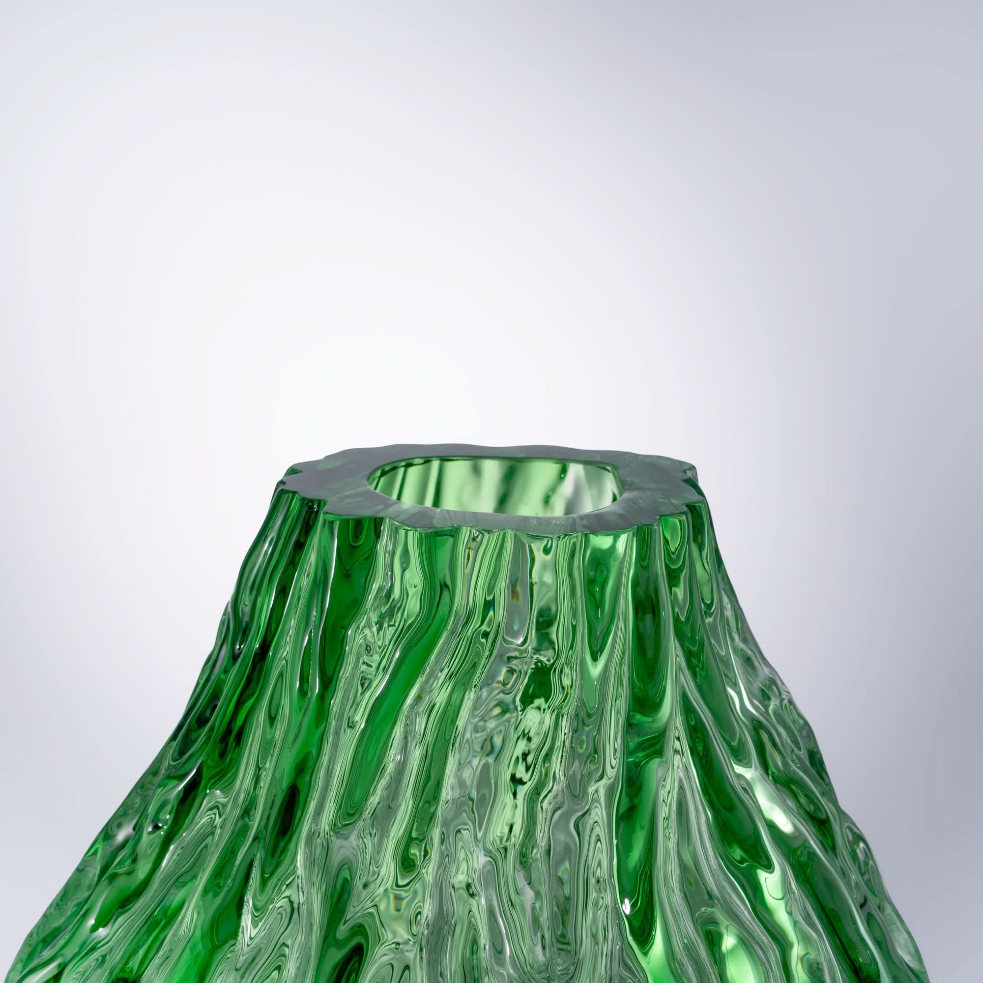 Emerald Grove--T Glass Sculpture