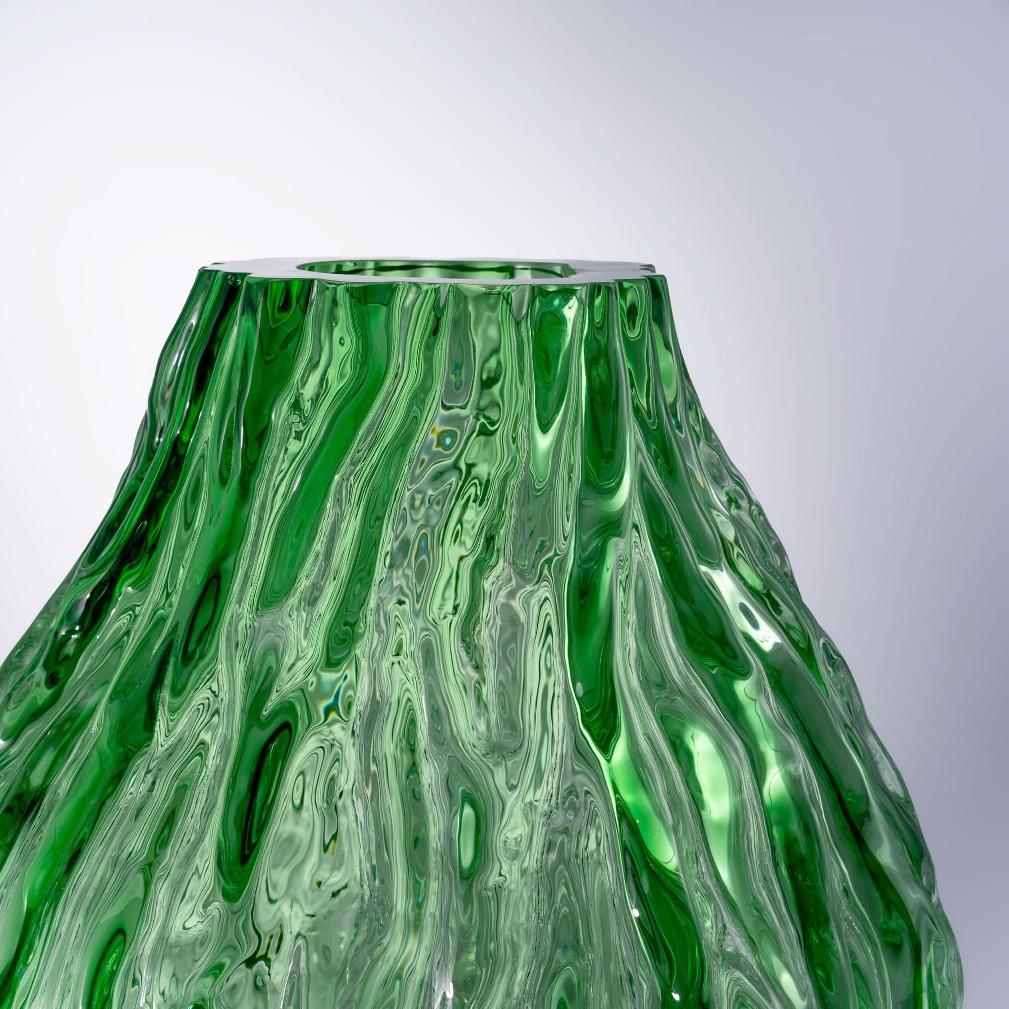 Emerald Grove--T Glass Sculpture