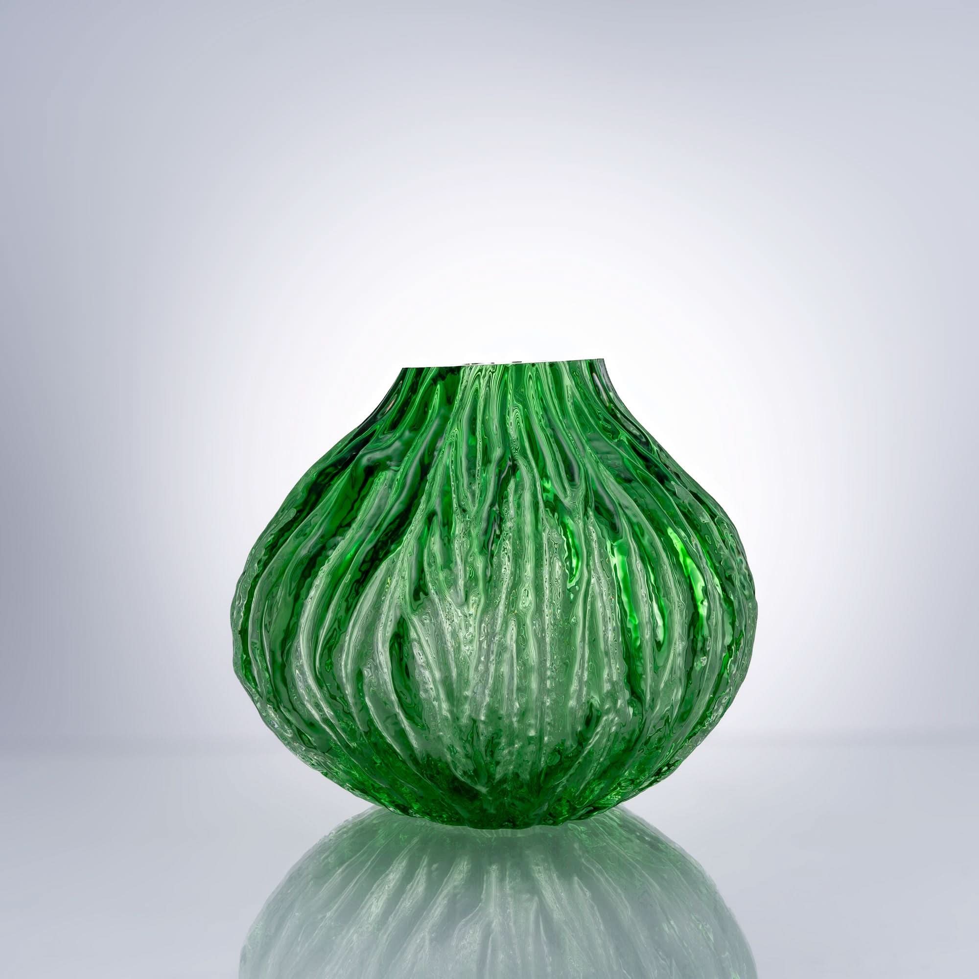 Emerald Grove--S Glass Sculpture