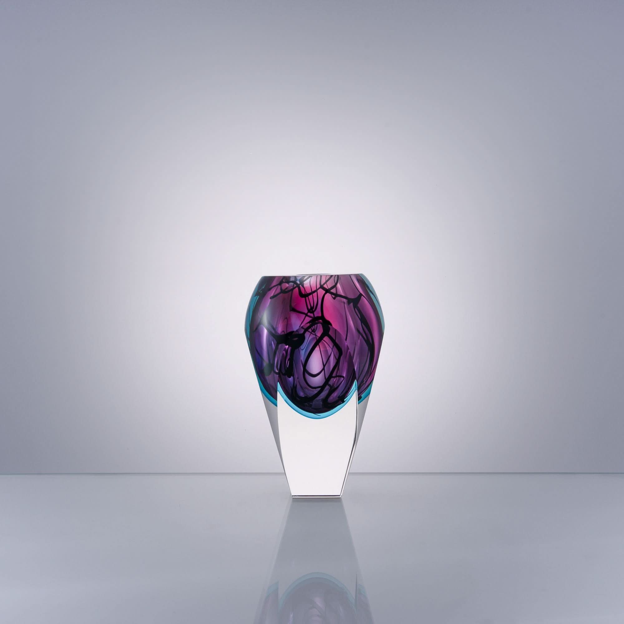 Nightshade Enigma Glass Sculpture