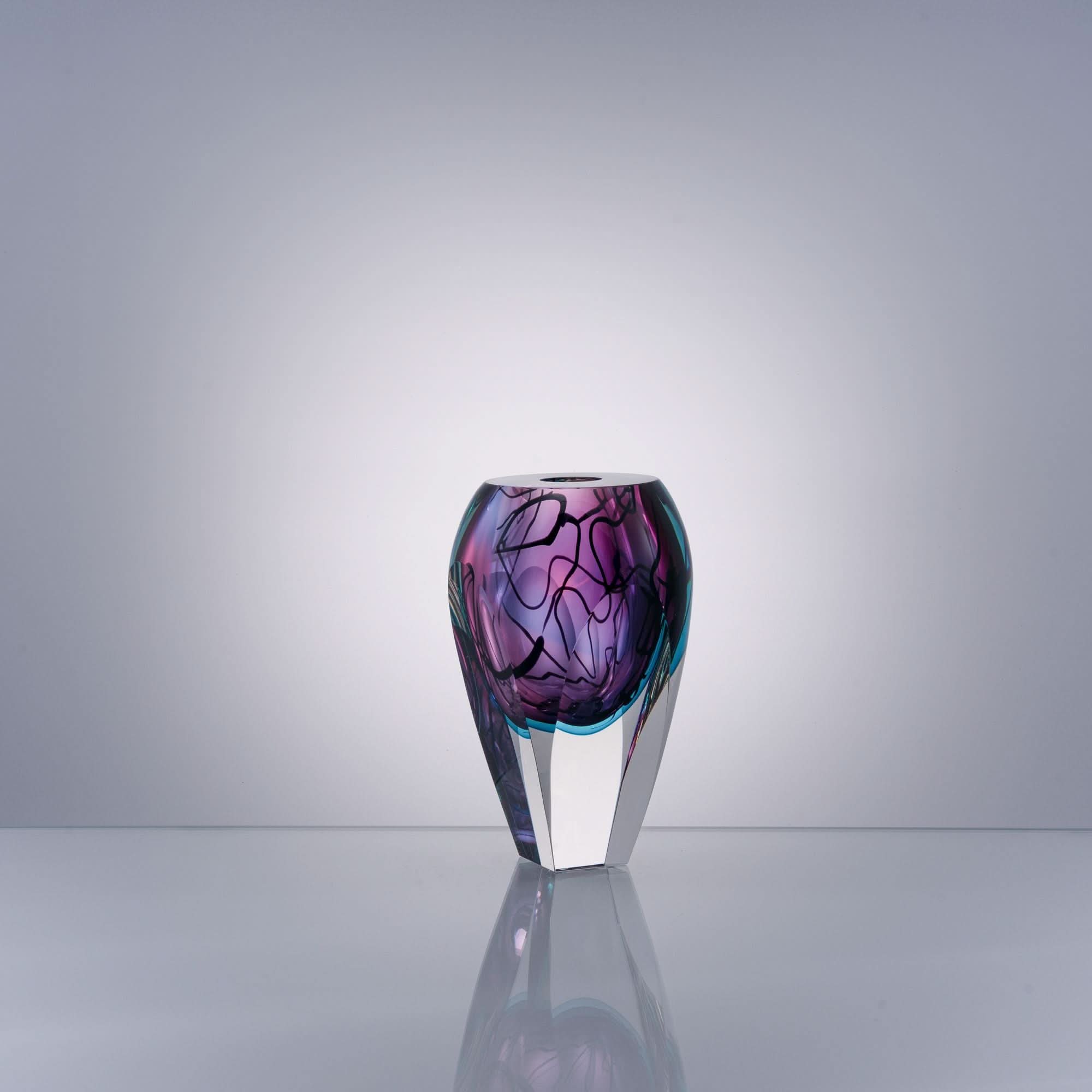 Nightshade Enigma Glass Sculpture