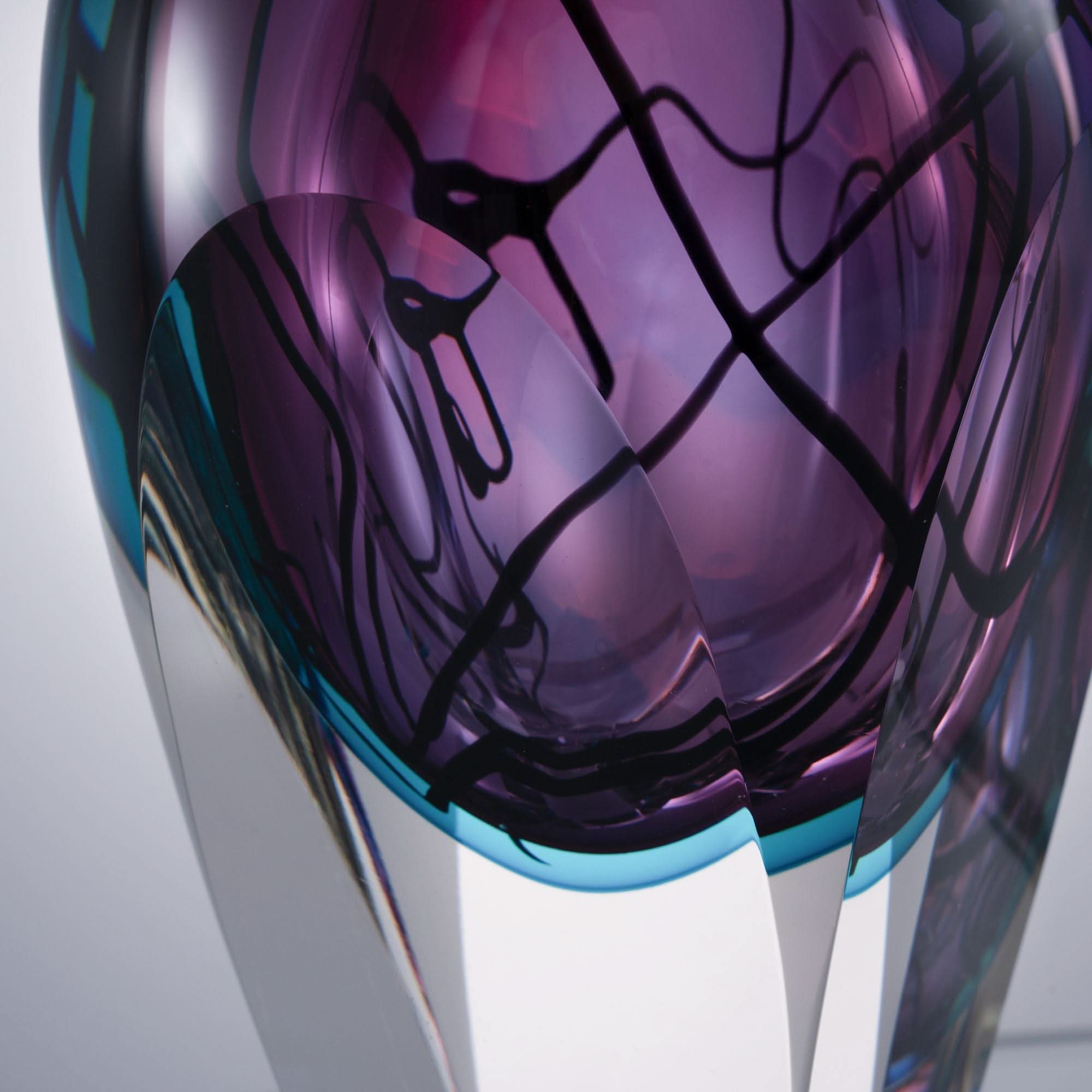Nightshade Enigma Glass Sculpture