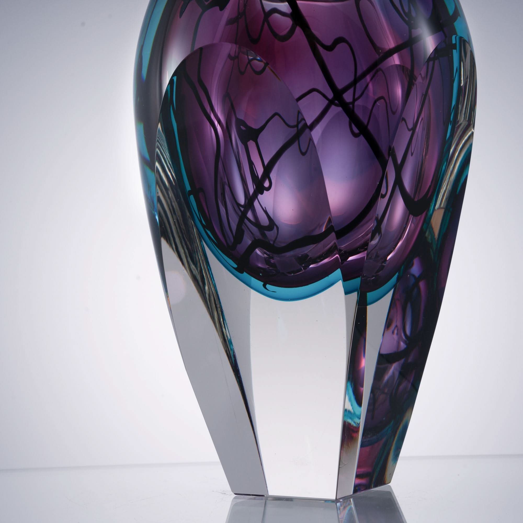 Nightshade Enigma Glass Sculpture