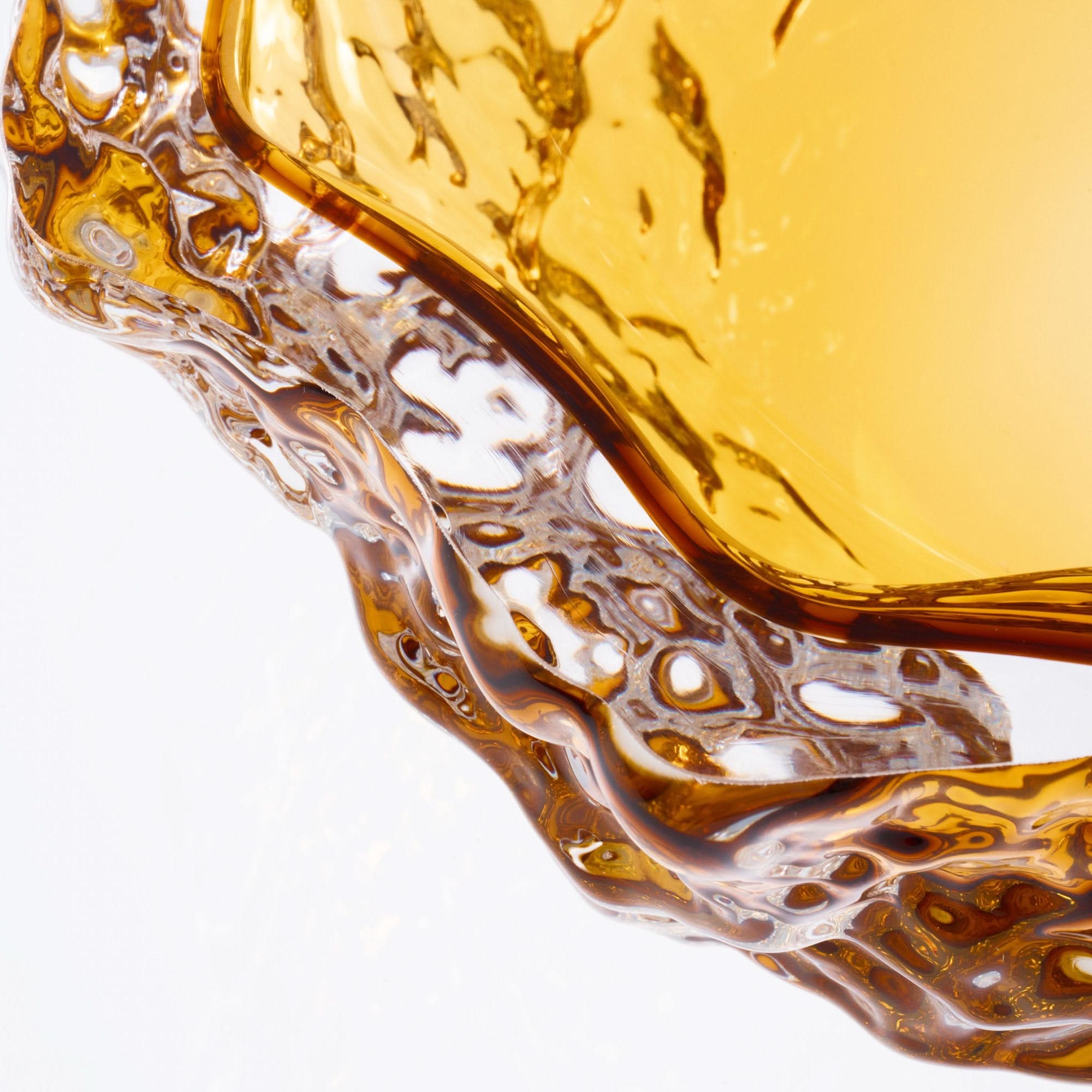 Amber Spring Glass Sculpture
