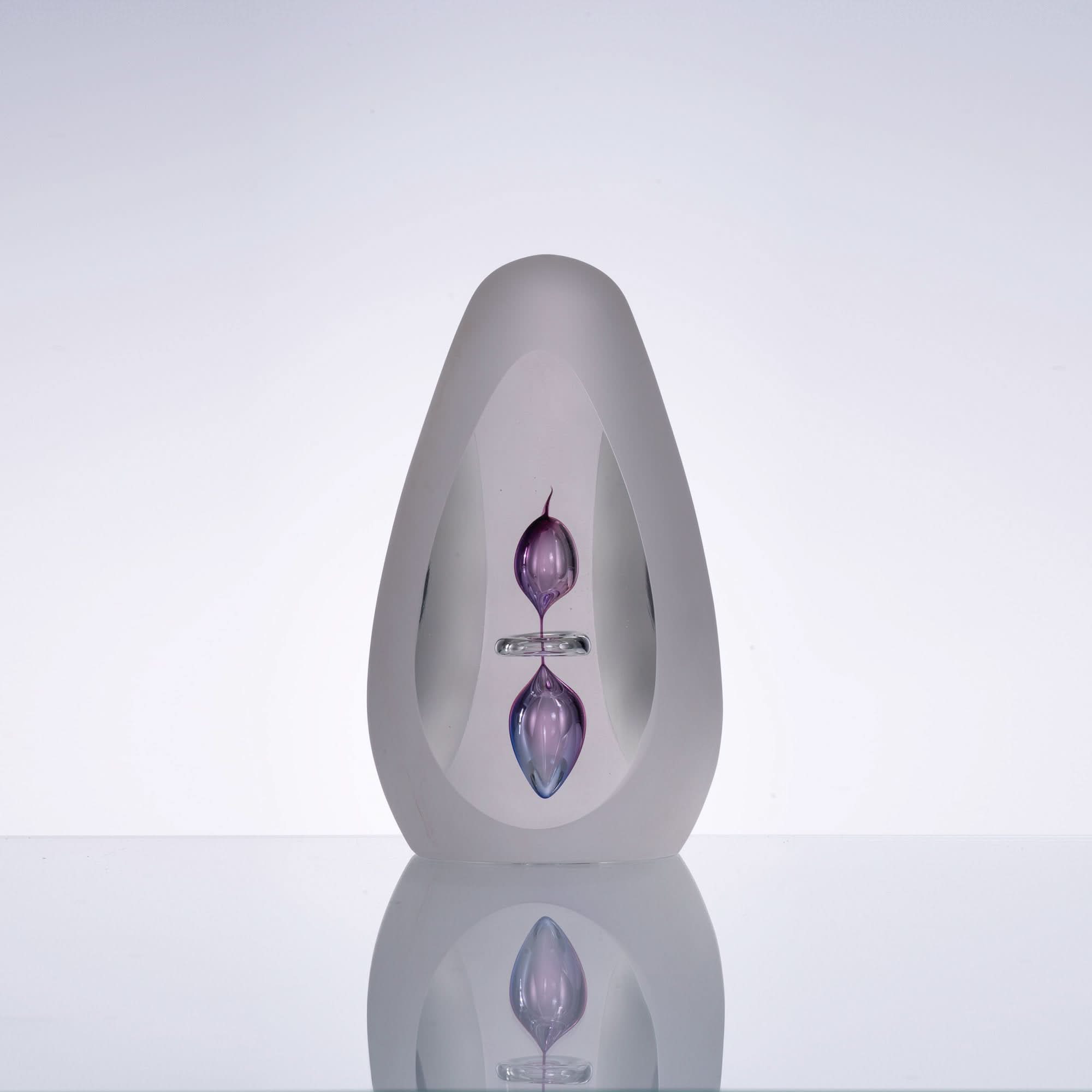 Heart's Pour Glass Sculpture