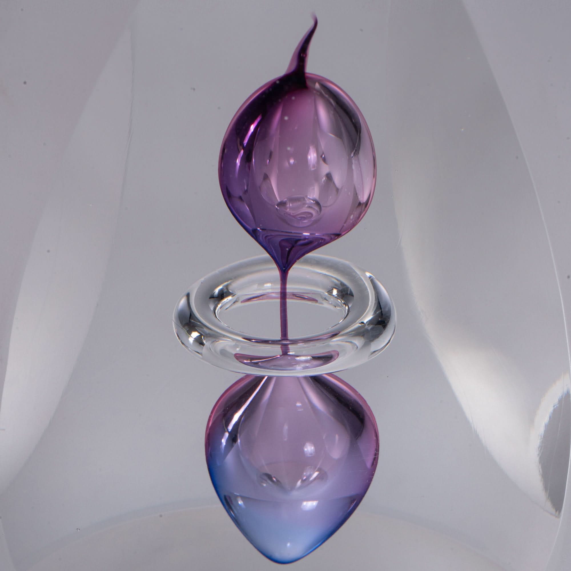 Heart's Pour Glass Sculpture