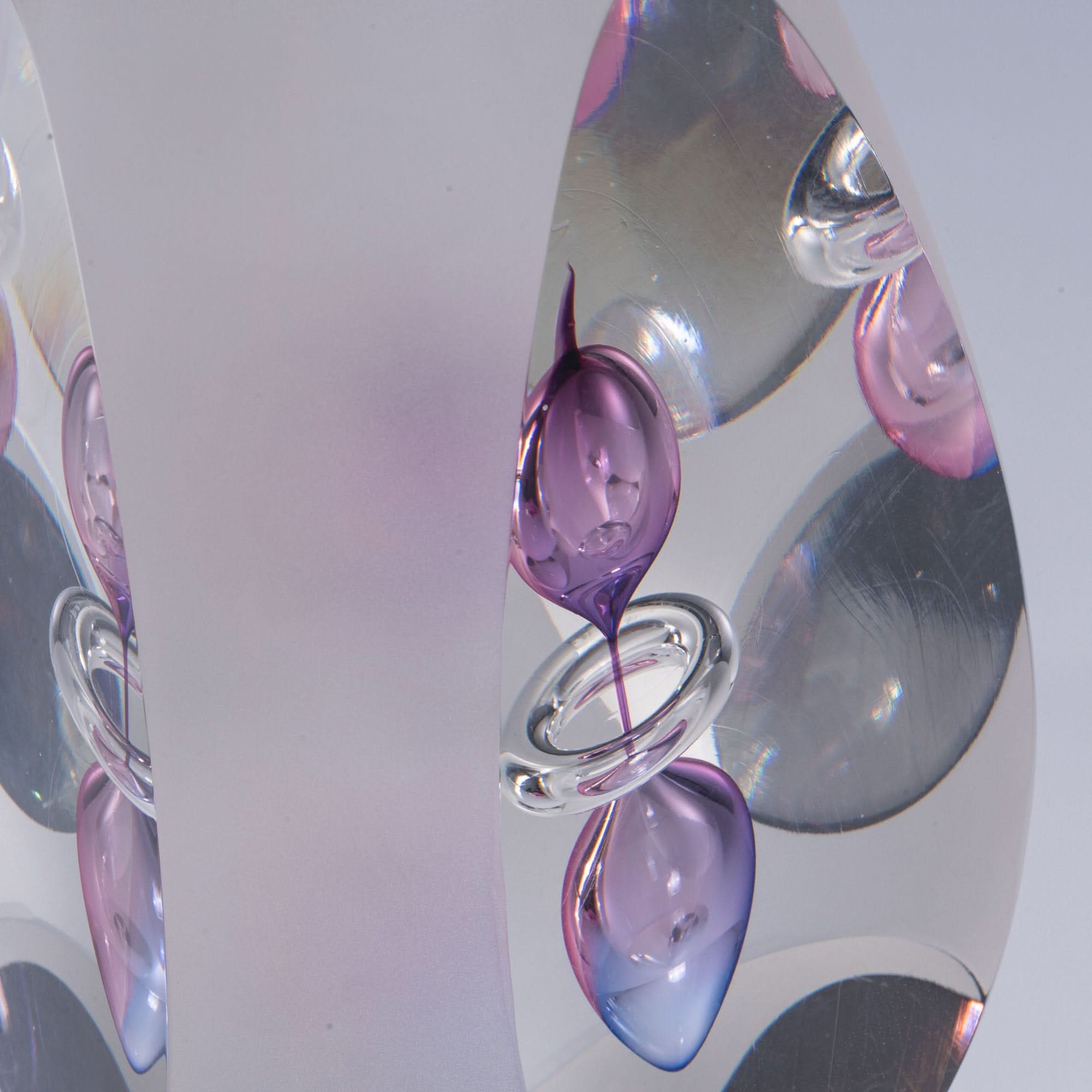 Heart's Pour Glass Sculpture