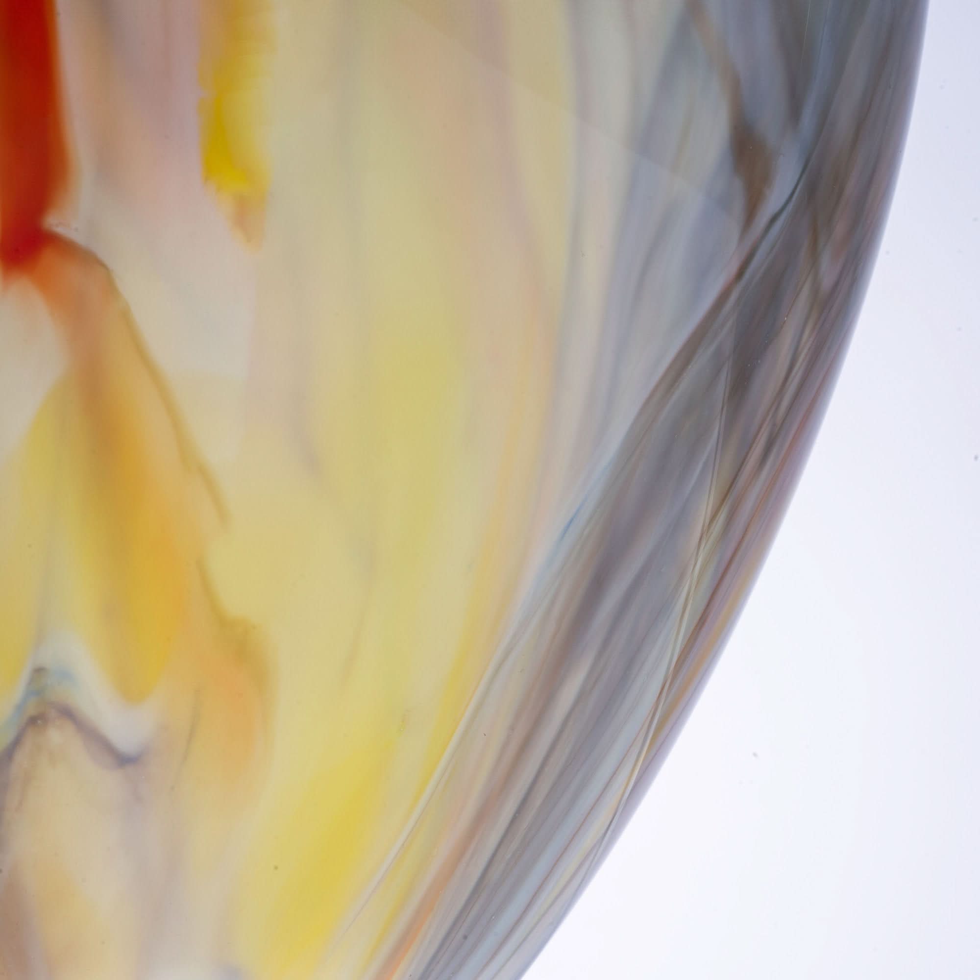 Luminous Echo Glass Vase