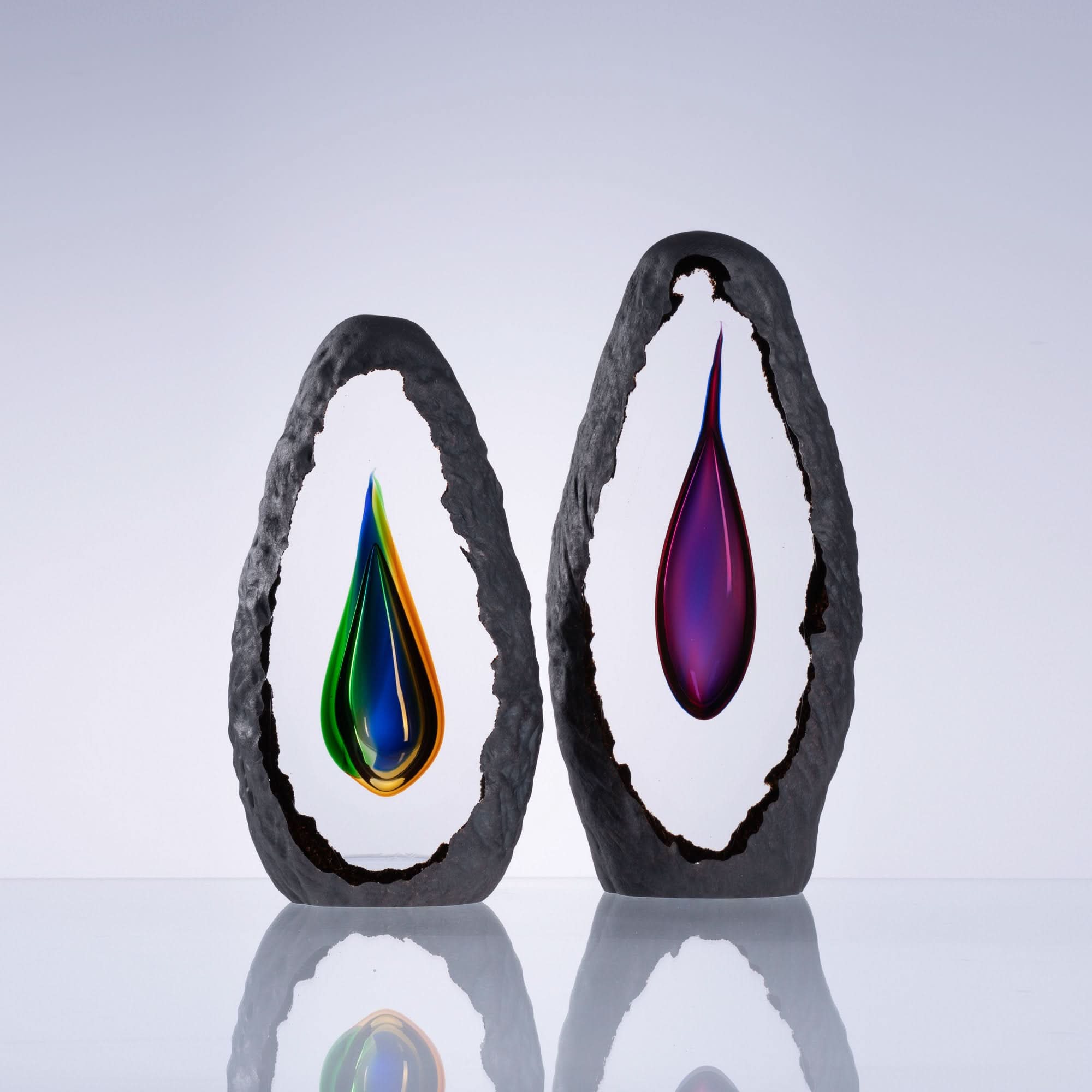Spring in the Cave--I Glass Sculpture
