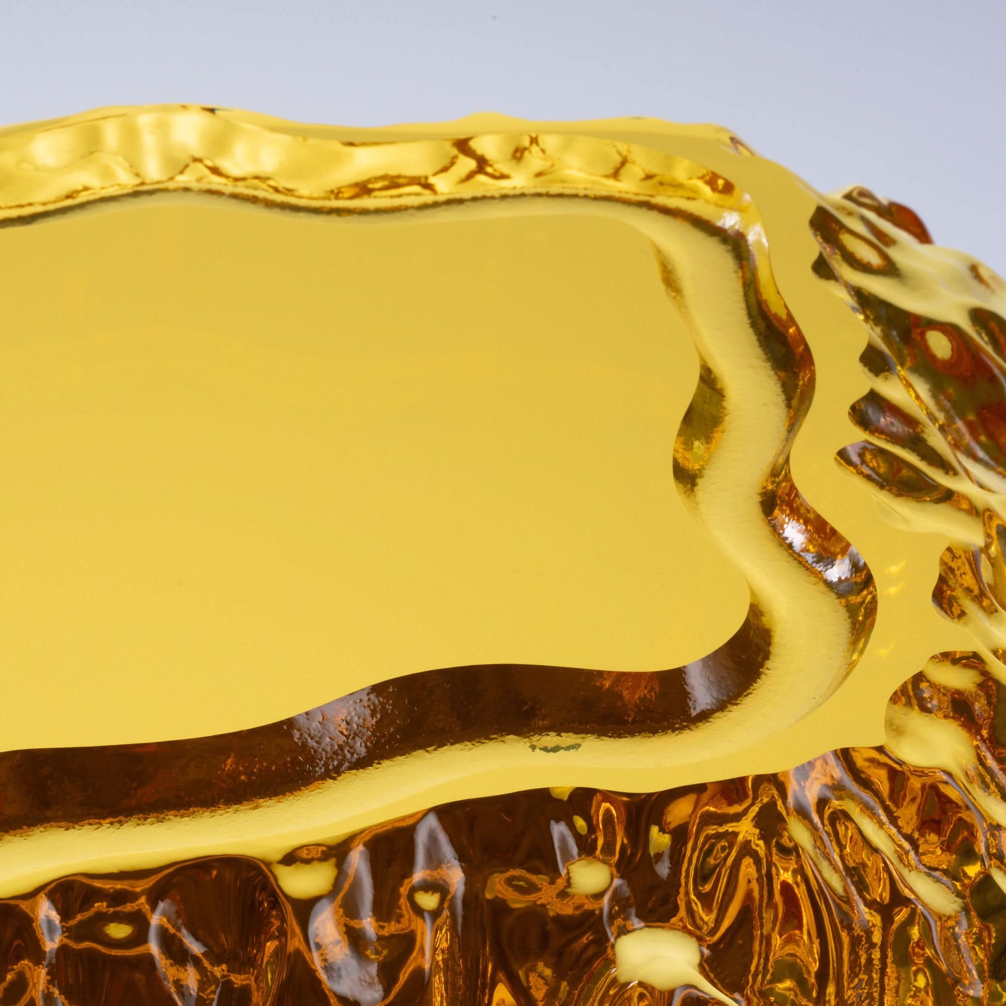 ShanHe--Amber Glass Sculpture