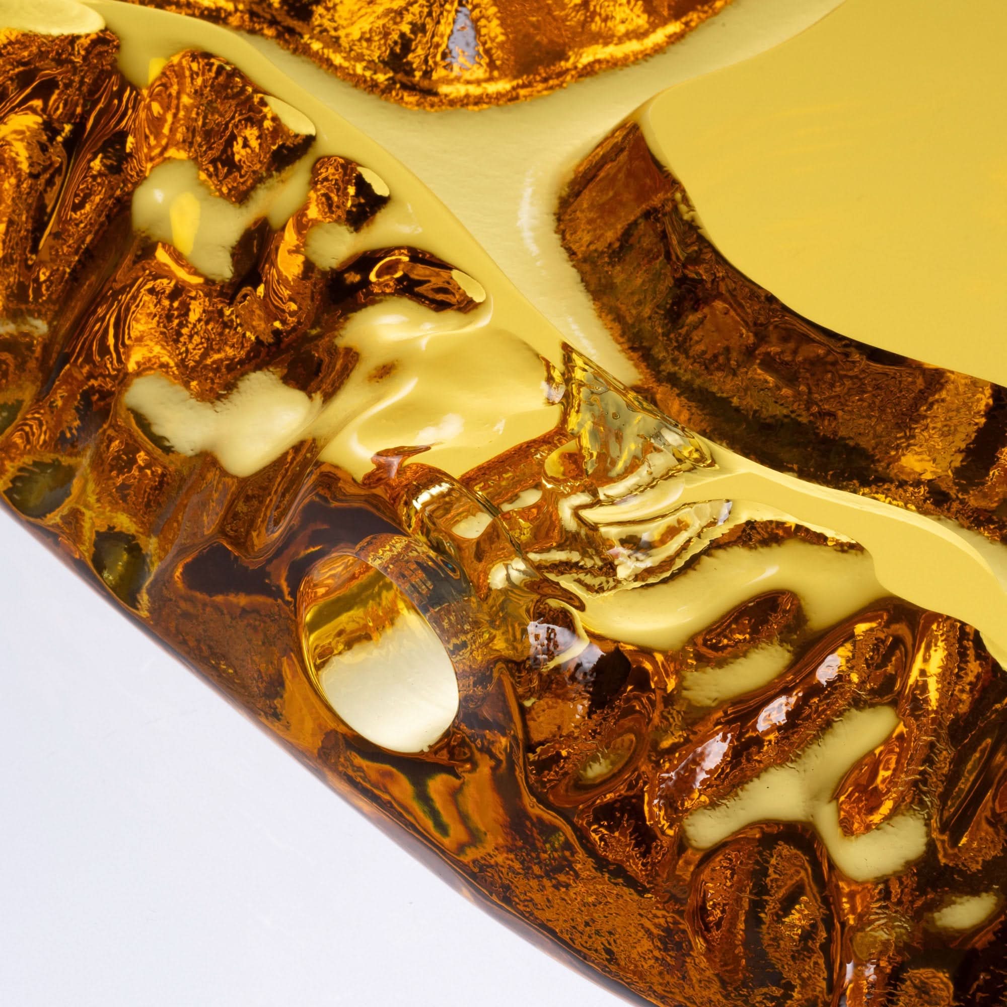 ShanHe--Amber Glass Sculpture