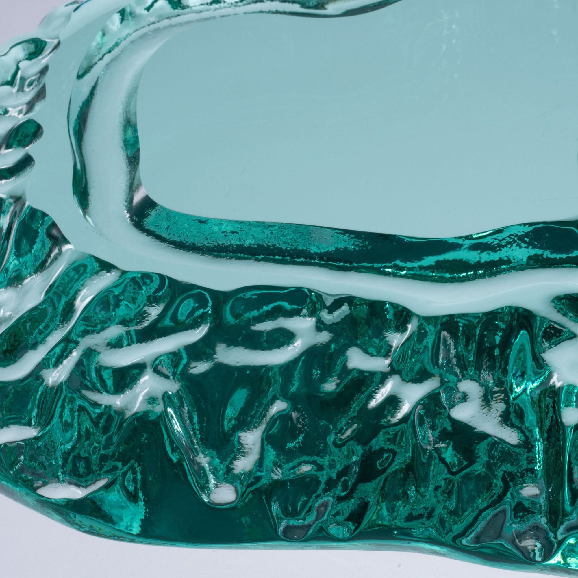 ShanHe-Green Glass Sculpture