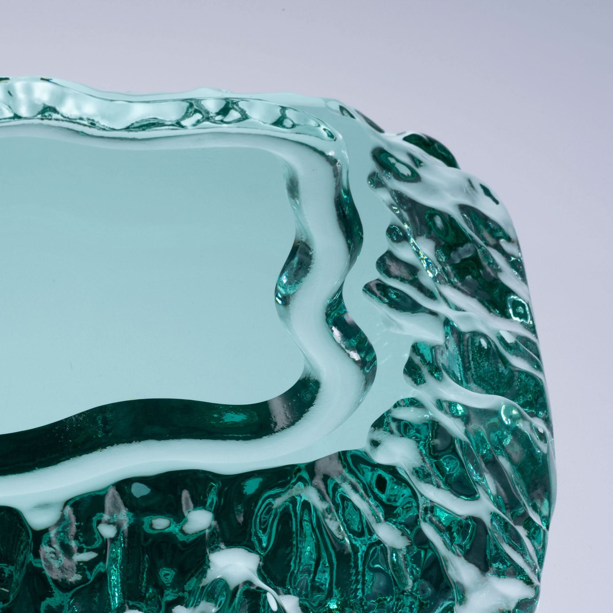 ShanHe-Green Glass Sculpture