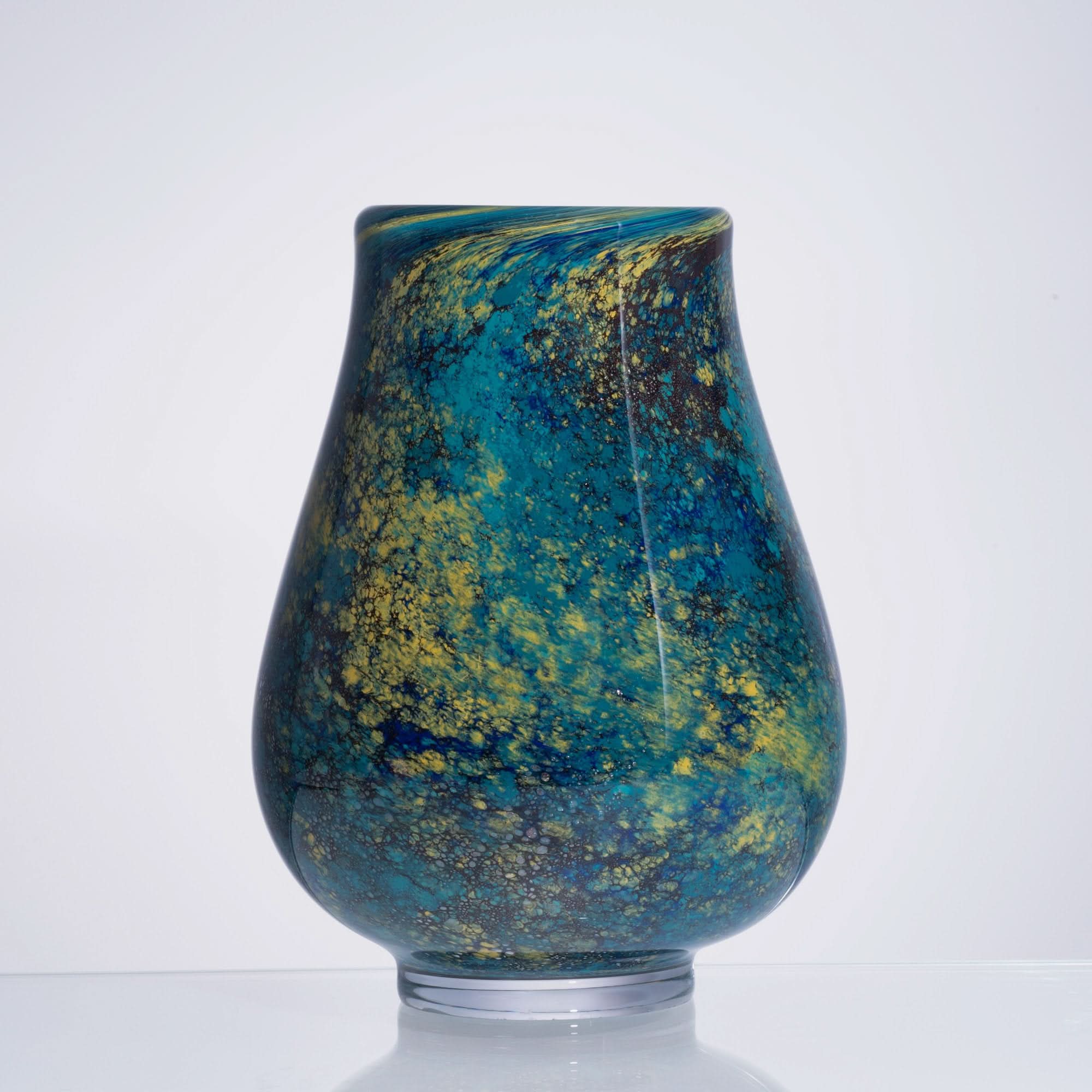 Starry Ocean Glass Sculpture