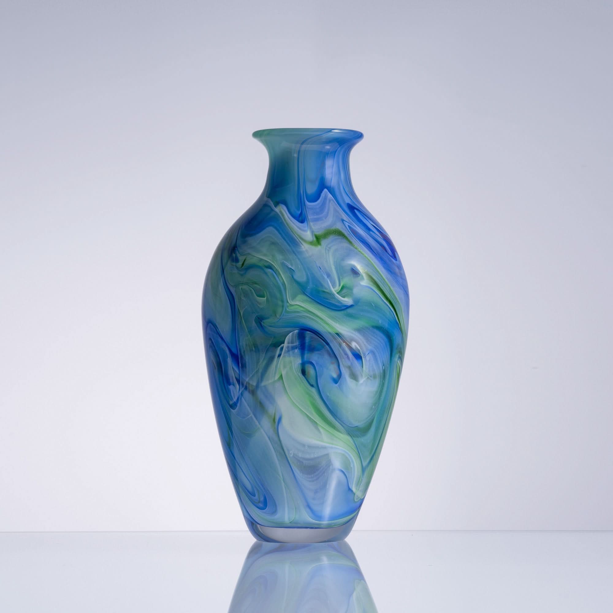 Flowing Ocean Glass Sculpture