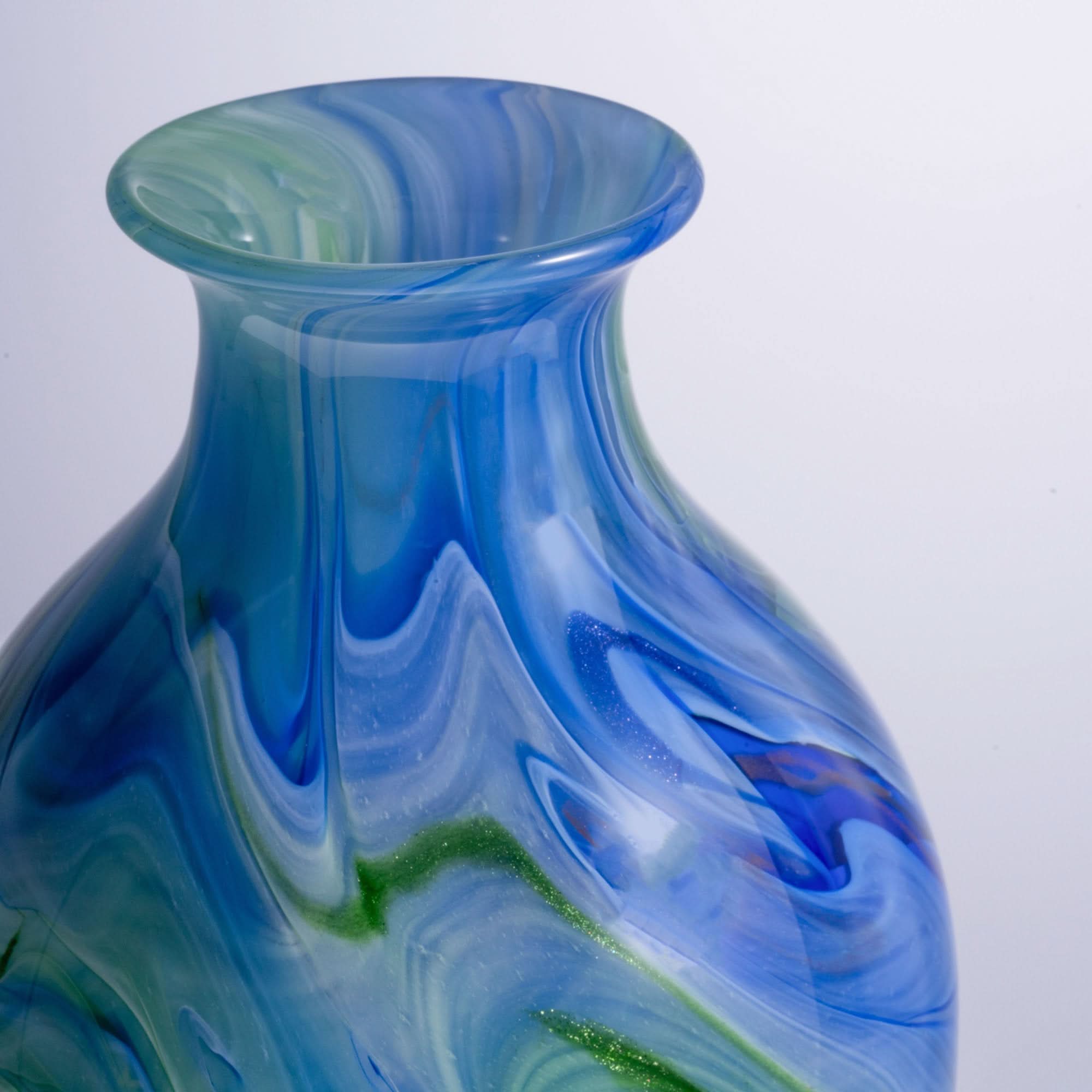 Flowing Ocean Glass Sculpture