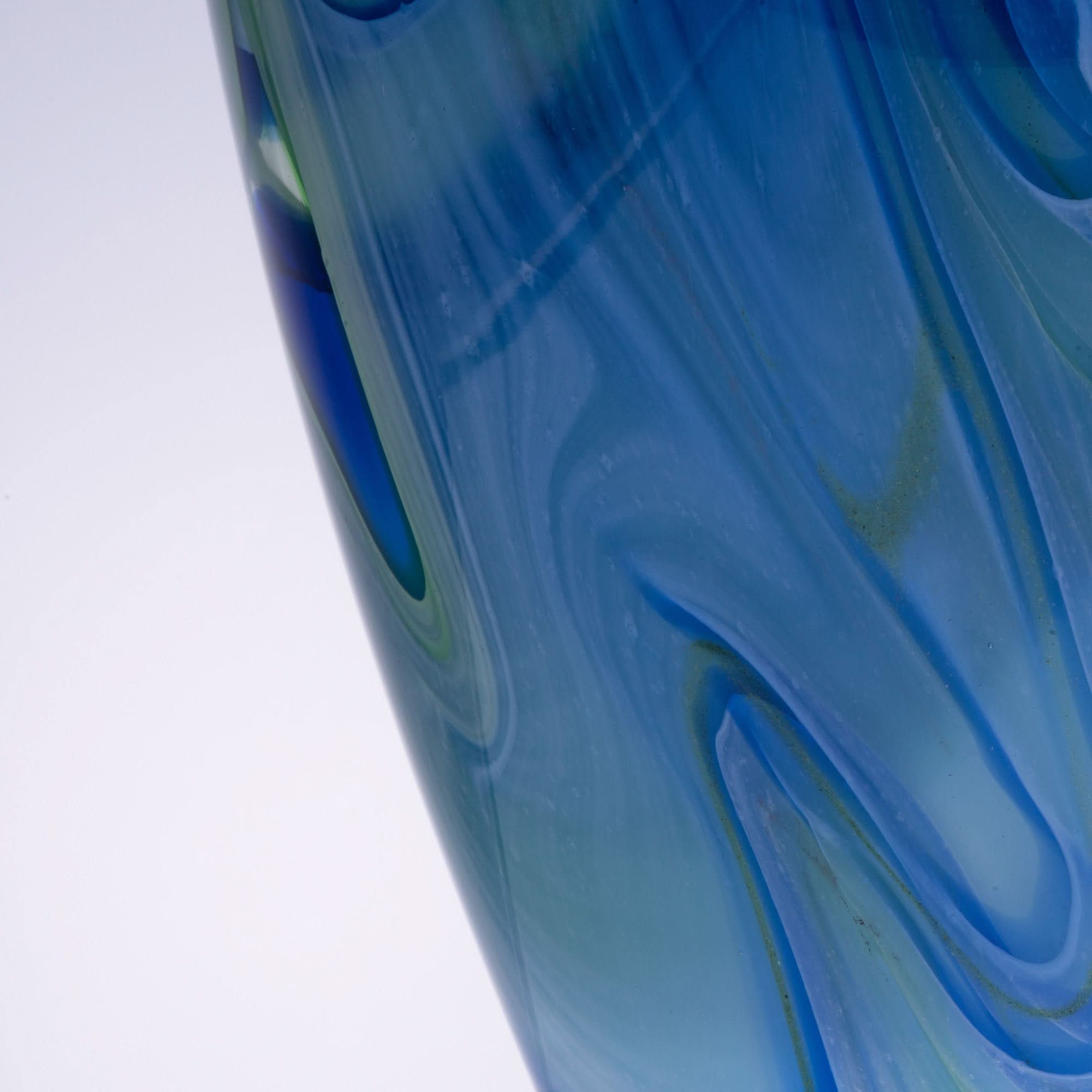 Flowing Ocean Glass Sculpture