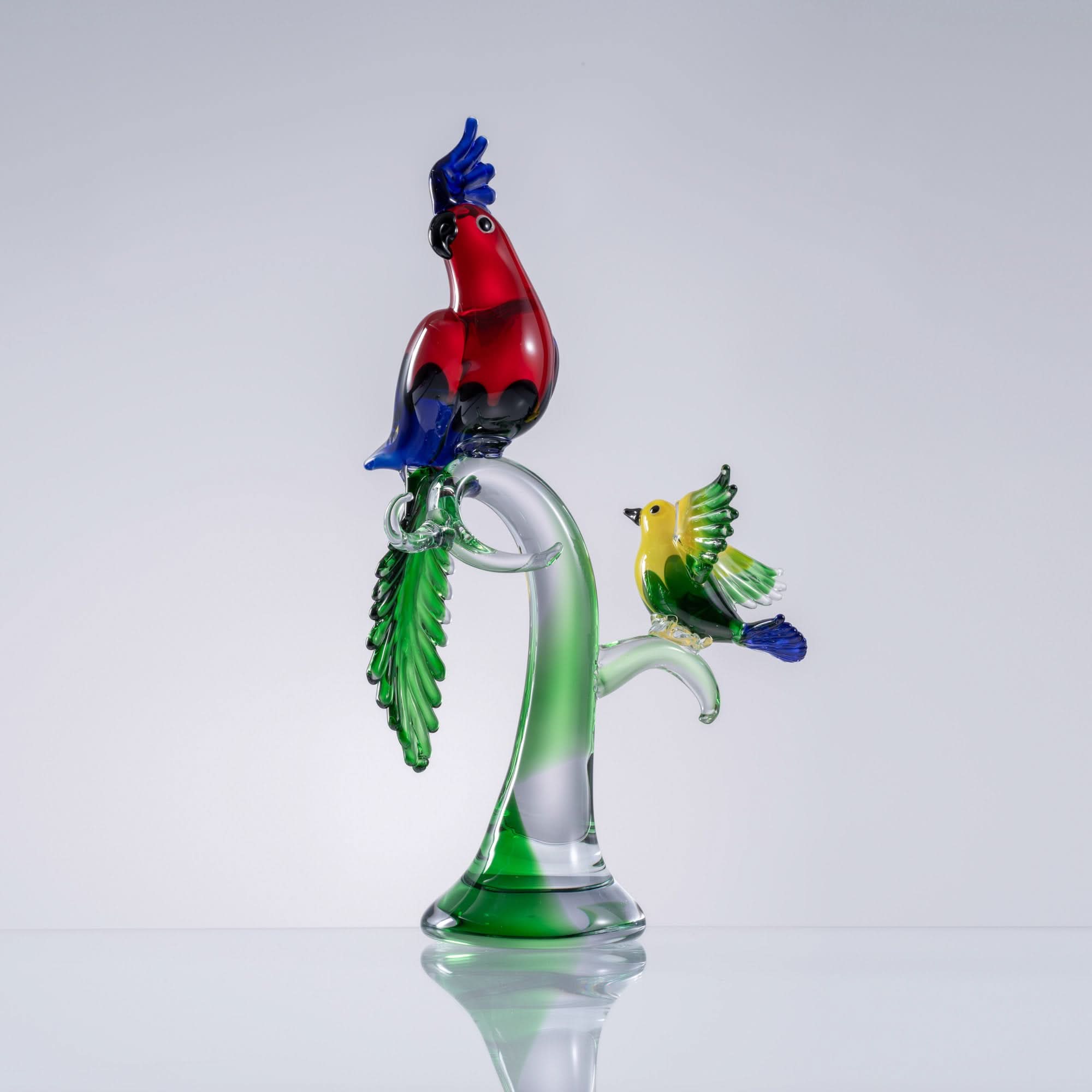 Colorful Flight Glass Sculpture
