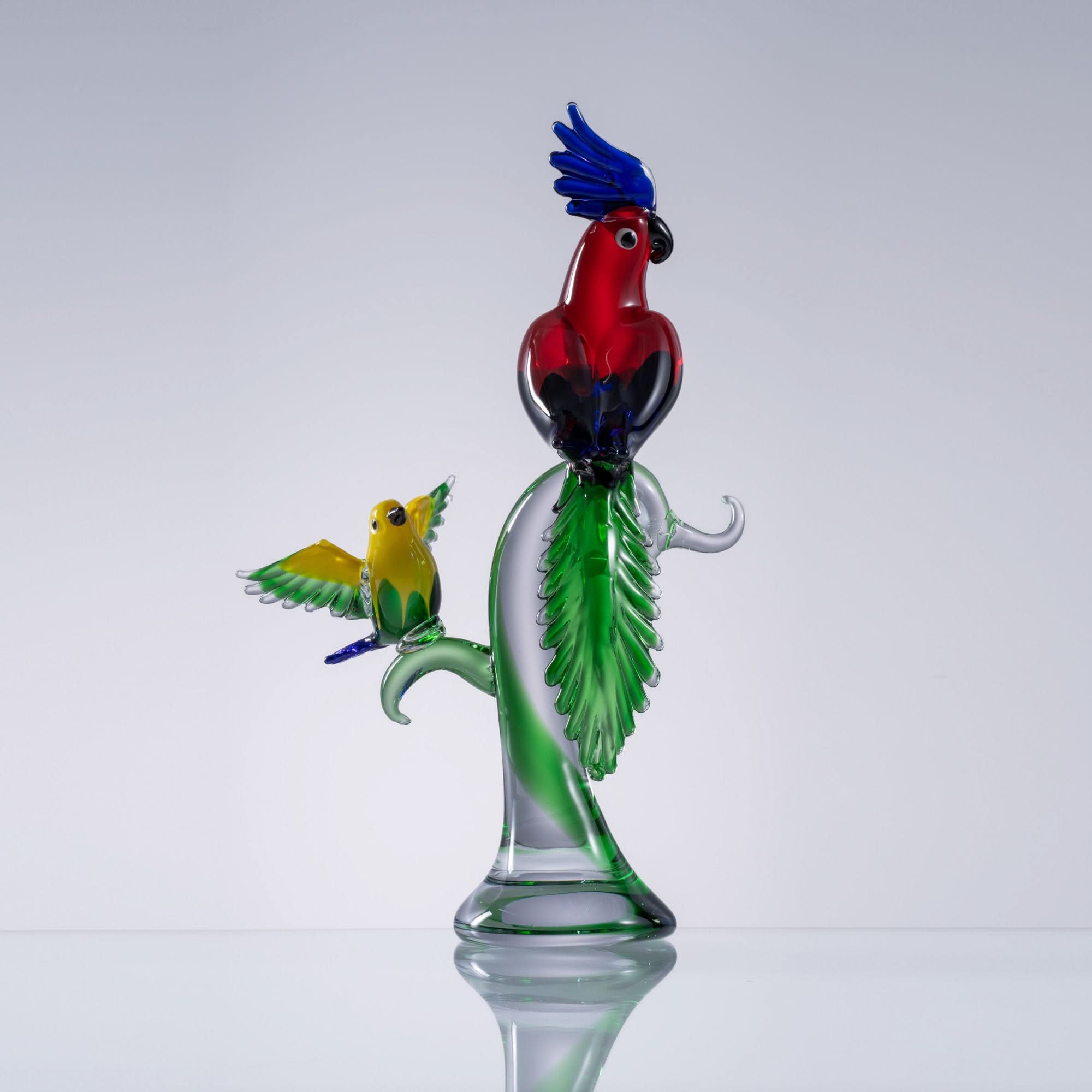 Colorful Flight Glass Sculpture
