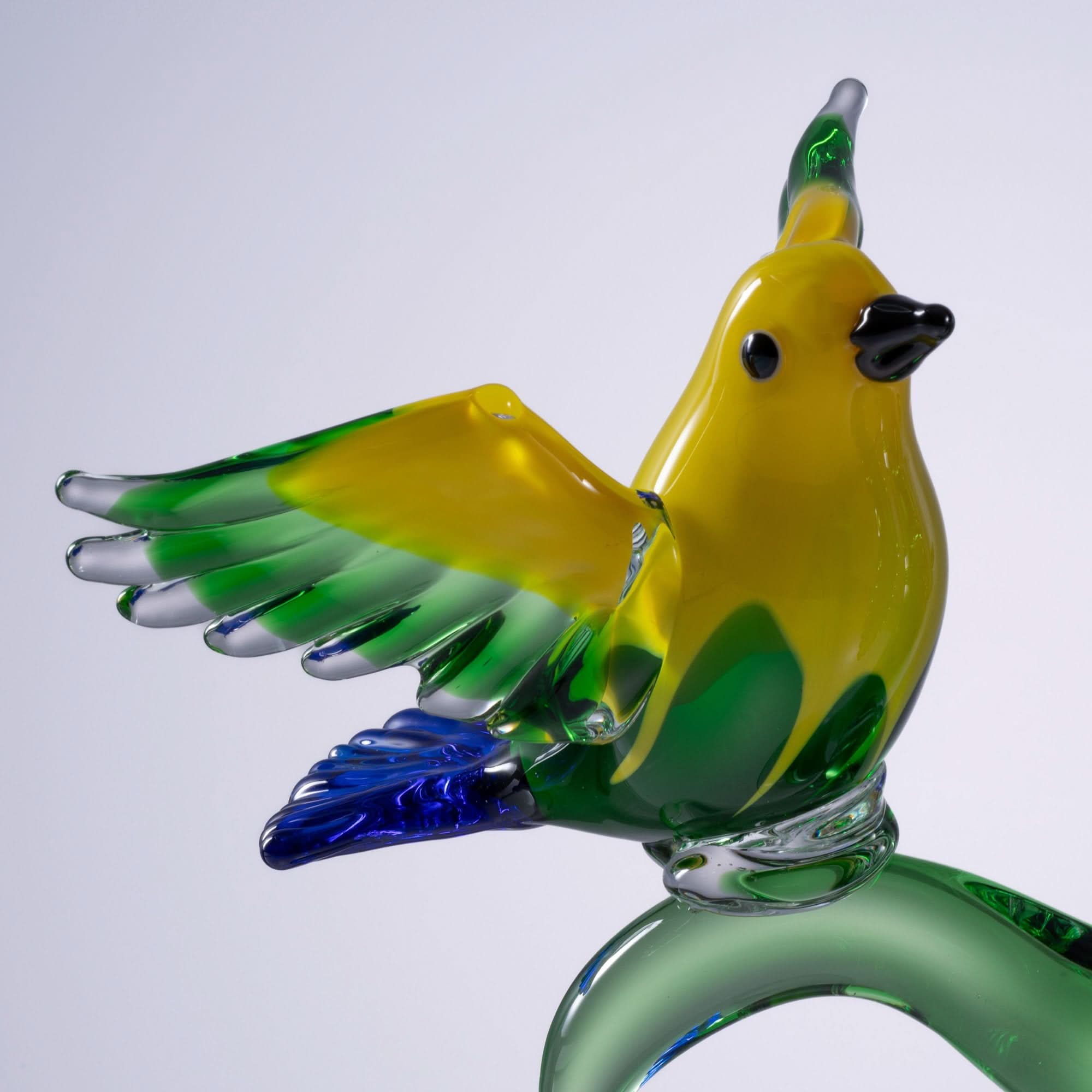 Colorful Flight Glass Sculpture