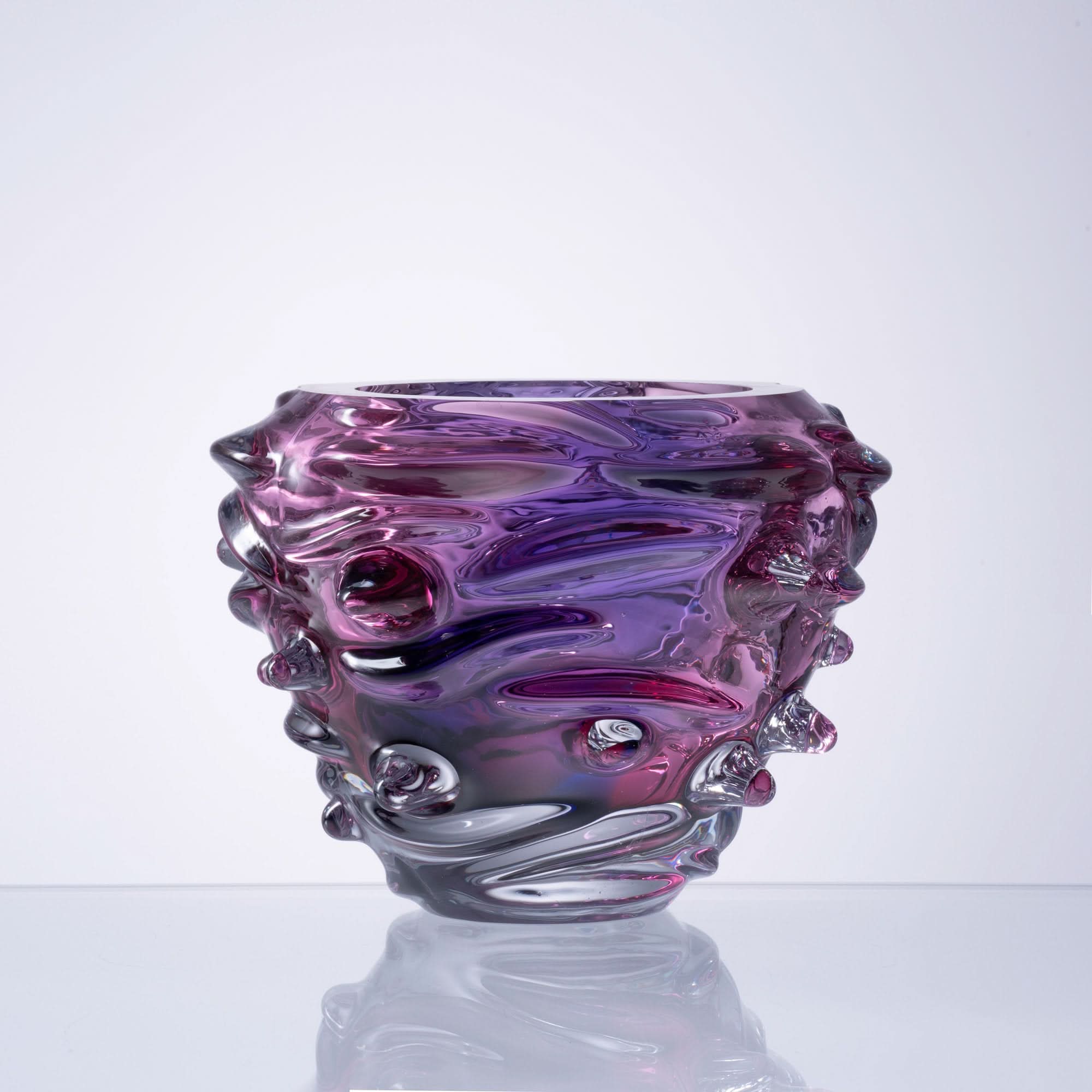 Light of the Purple Dream Glass Sculpture