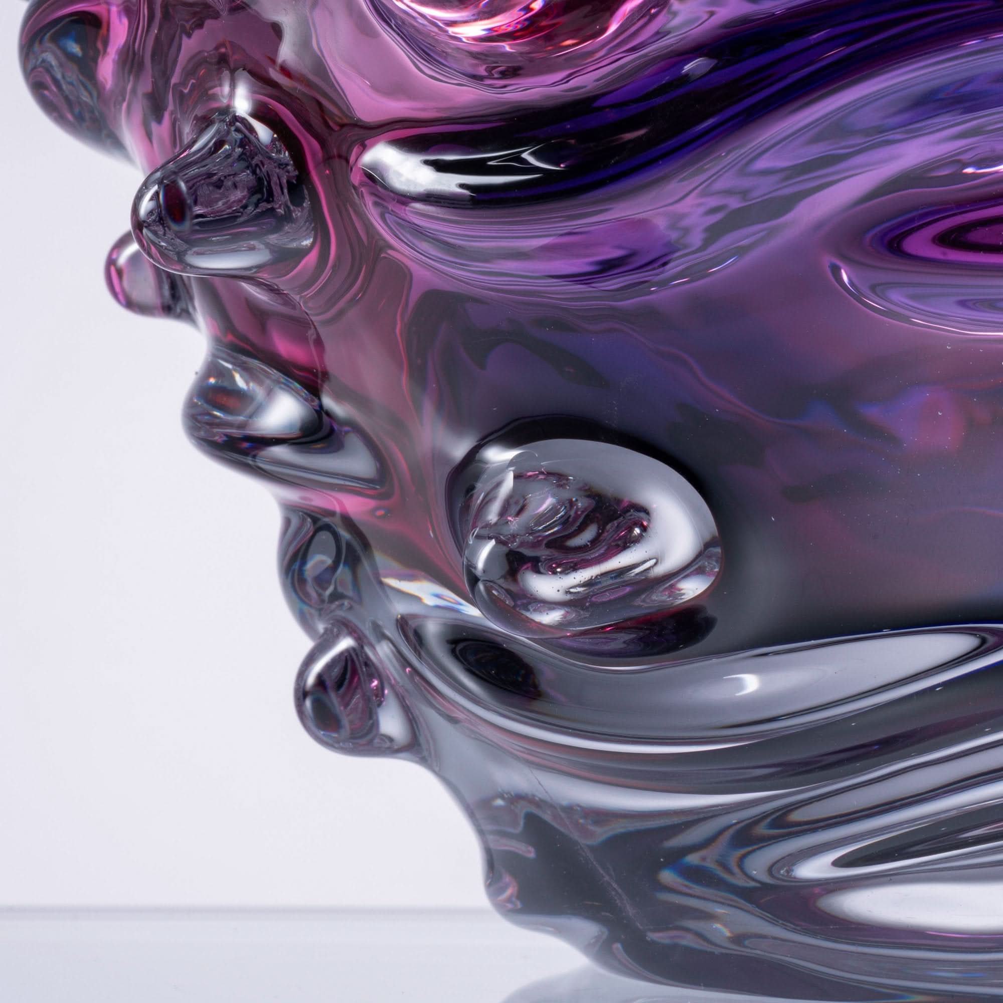 Light of the Purple Dream Glass Sculpture