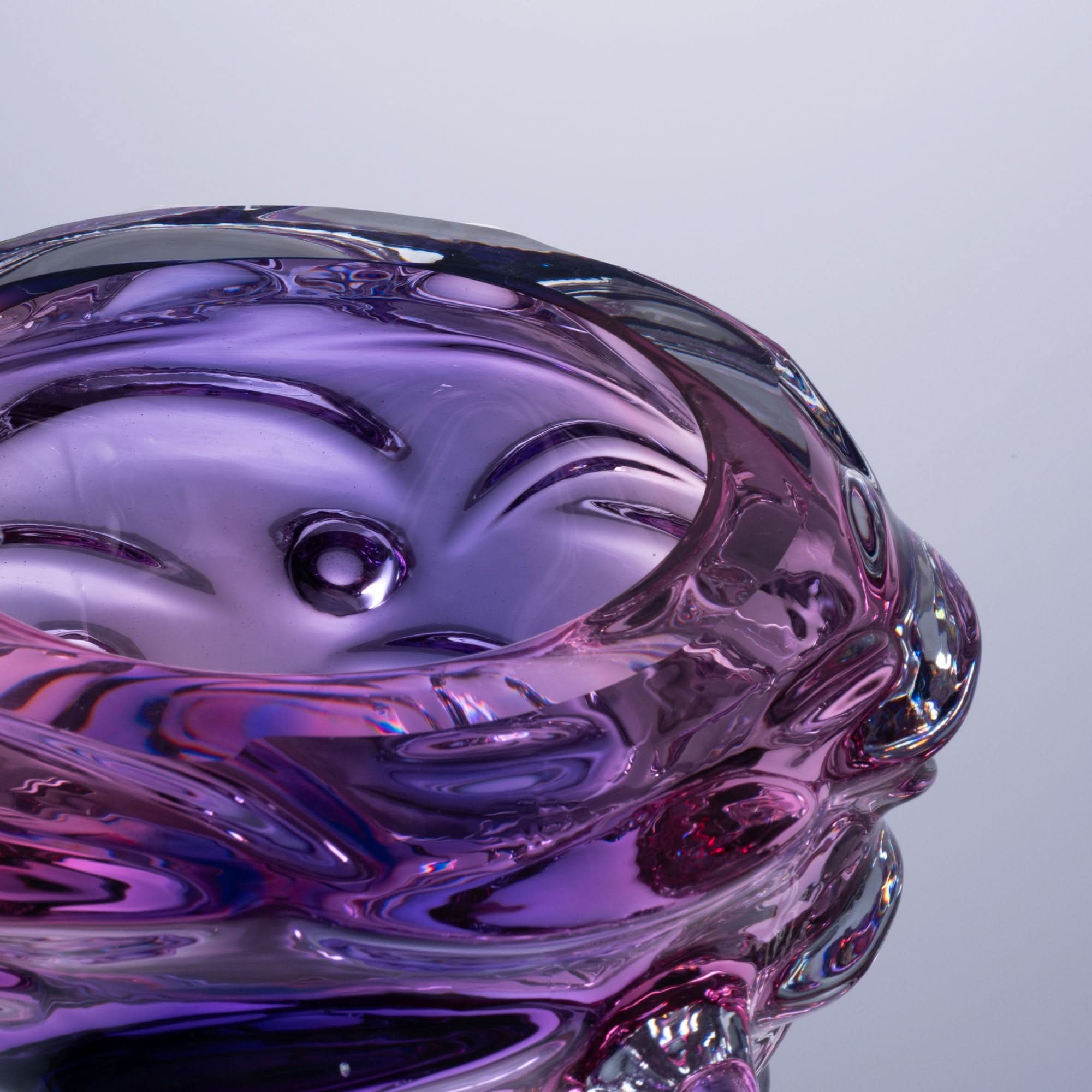 Light of the Purple Dream Glass Sculpture