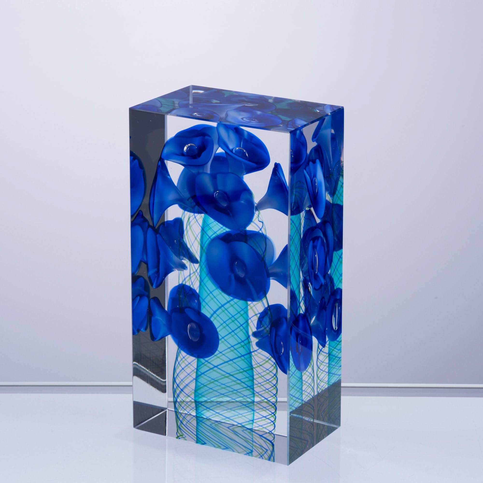 Grace of Morning Glory Glass Sculpture